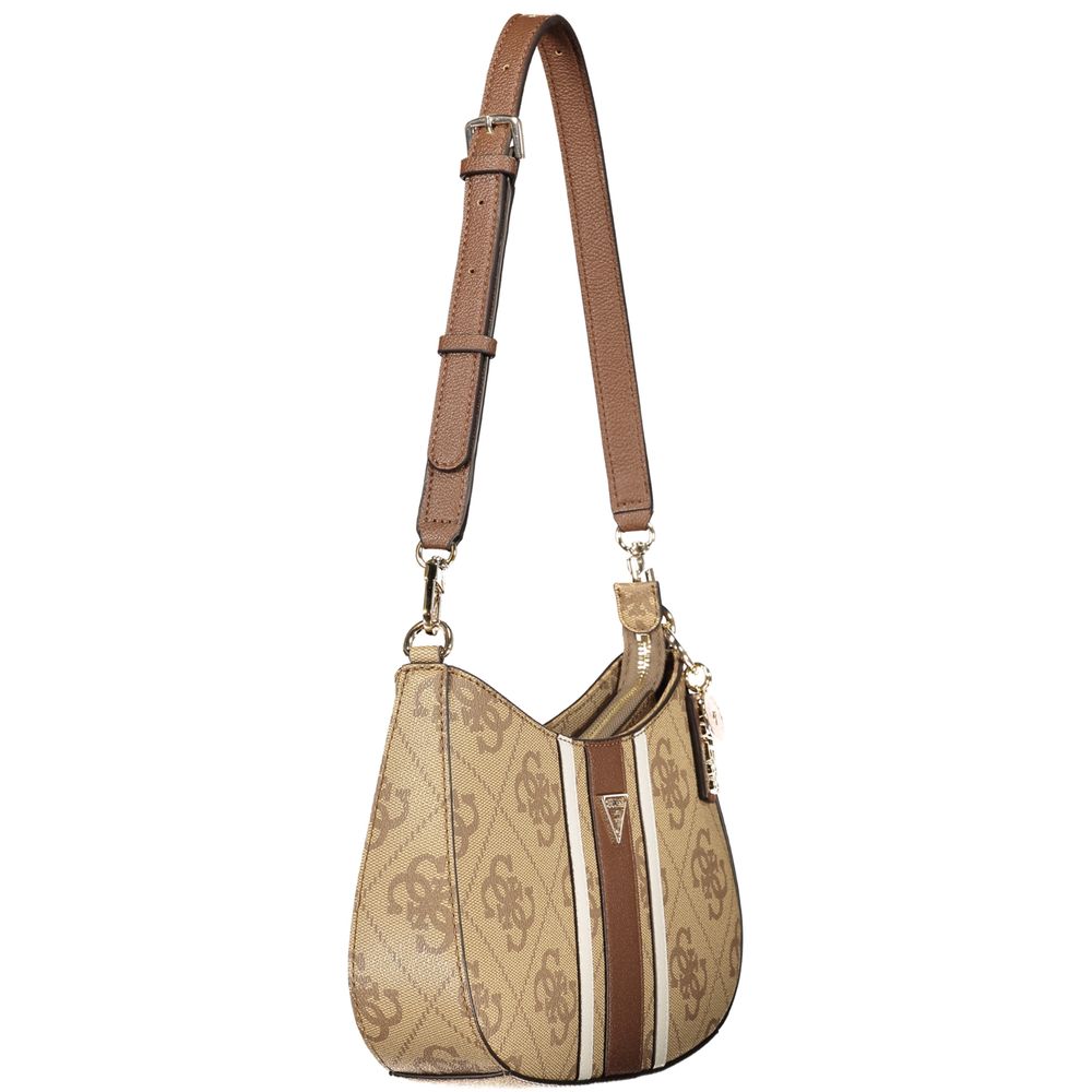 Guess Jeans Beige Polyurethane Women's Women's Bag