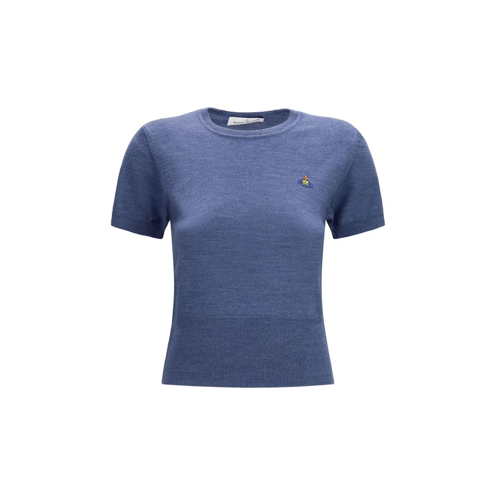 Vivienne Westwood Blue Wool Oves Aries Women's Sweatshirt
