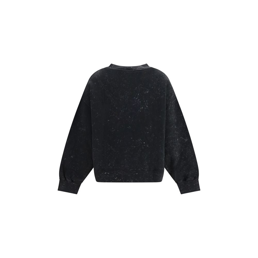 Ganni Gray Cotton Women's Sweatshirt