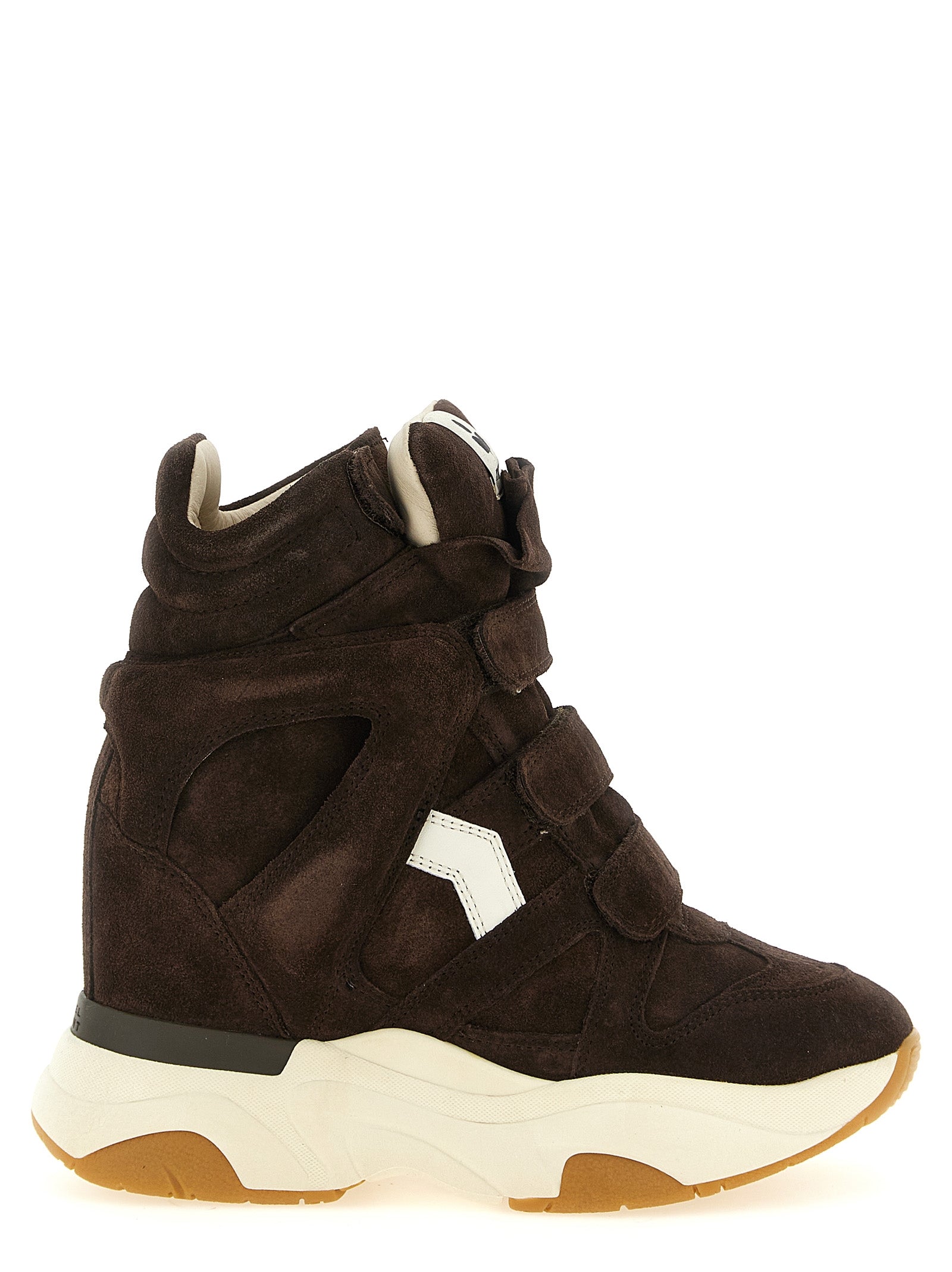 Isabel Marant Brown Calfskin Athletic Women's Sneakers