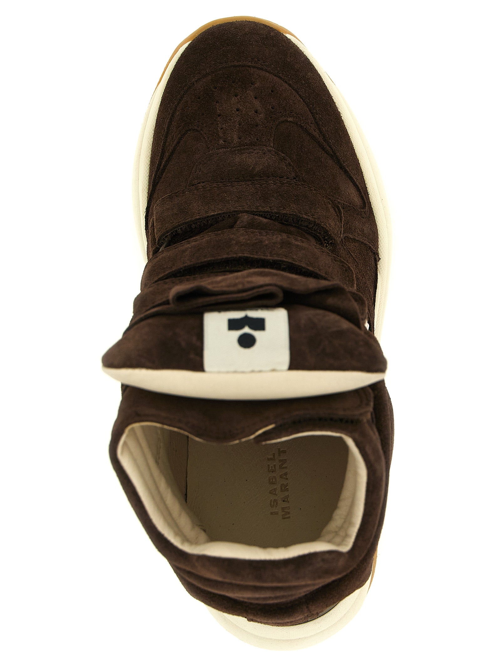 Isabel Marant Brown Calfskin Athletic Women's Sneakers
