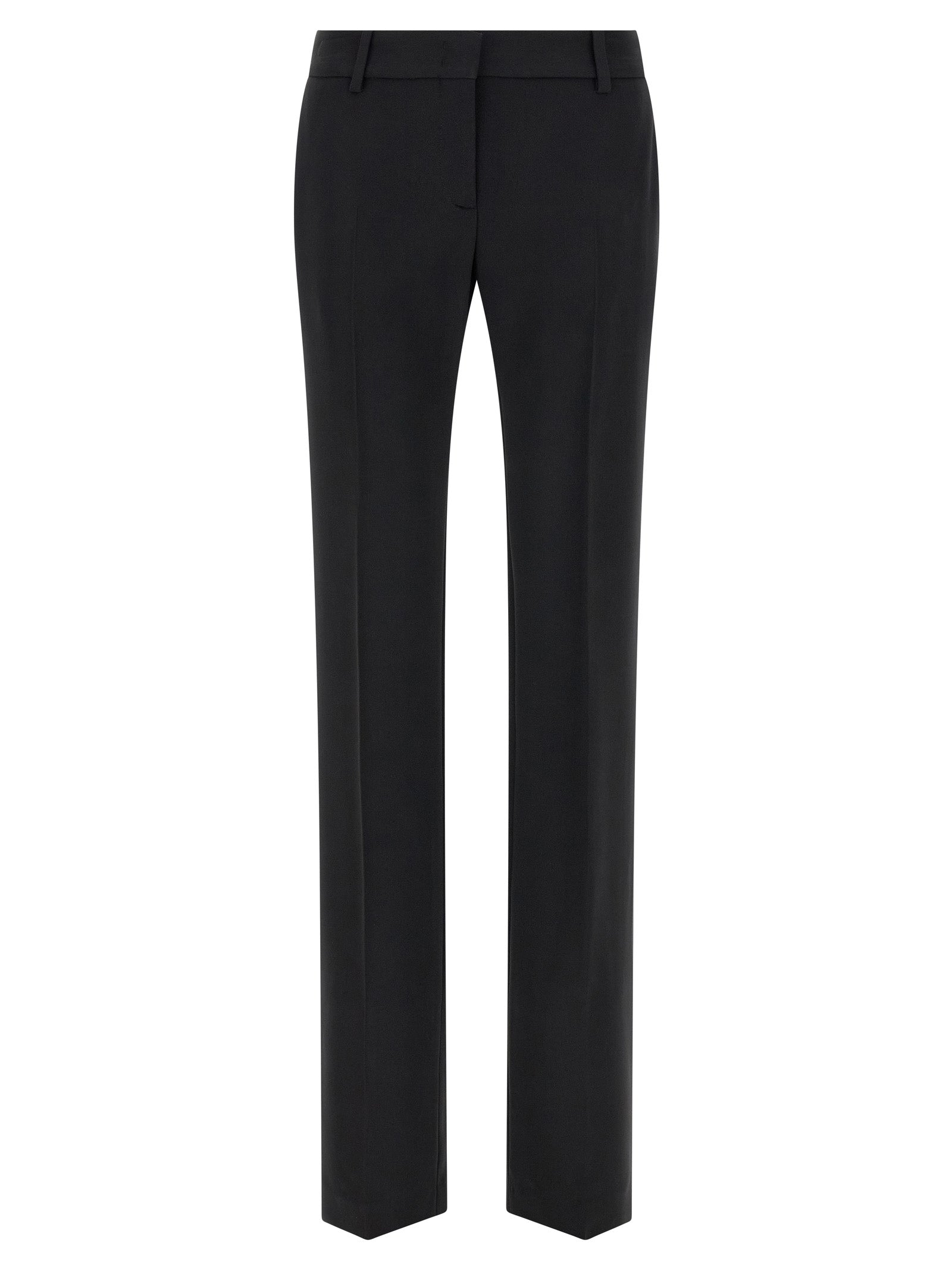 Ermanno Scervino Black Viscose Dress Women's Pants