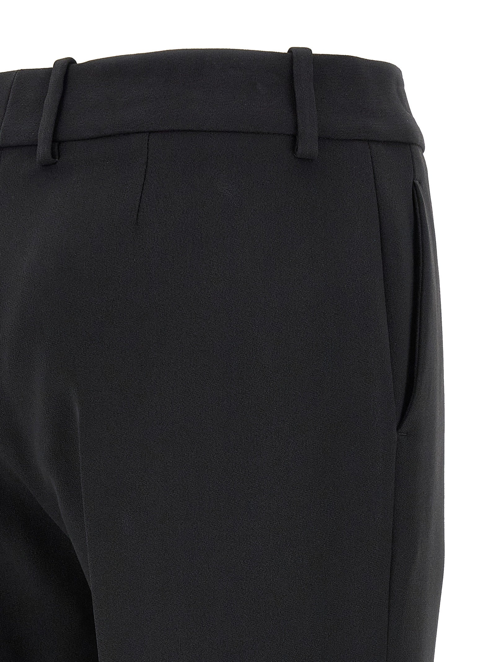 Ermanno Scervino Black Viscose Dress Women's Pants