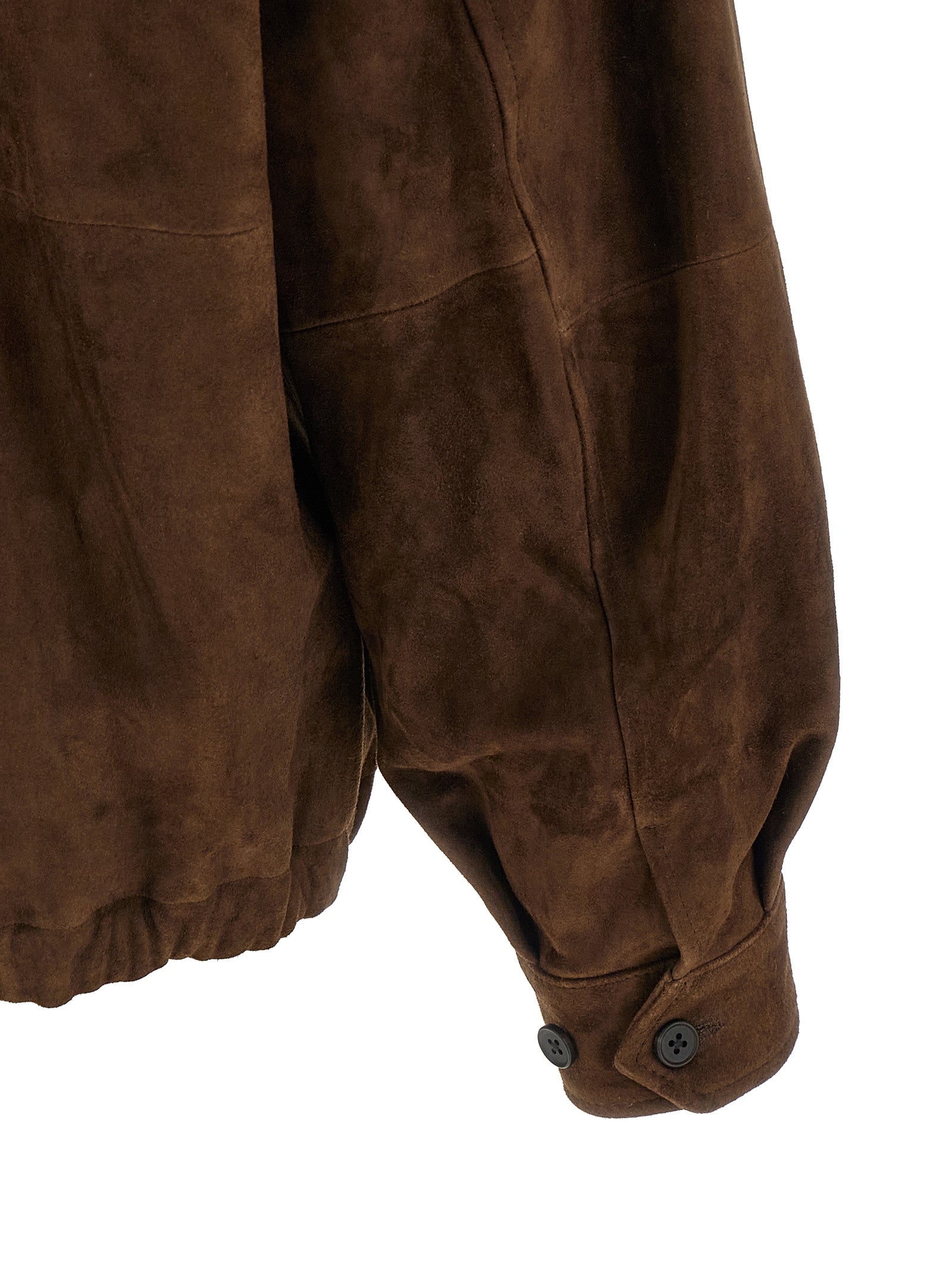 SSSTEIN Brown Goatskin Full-Length Men's Jacket