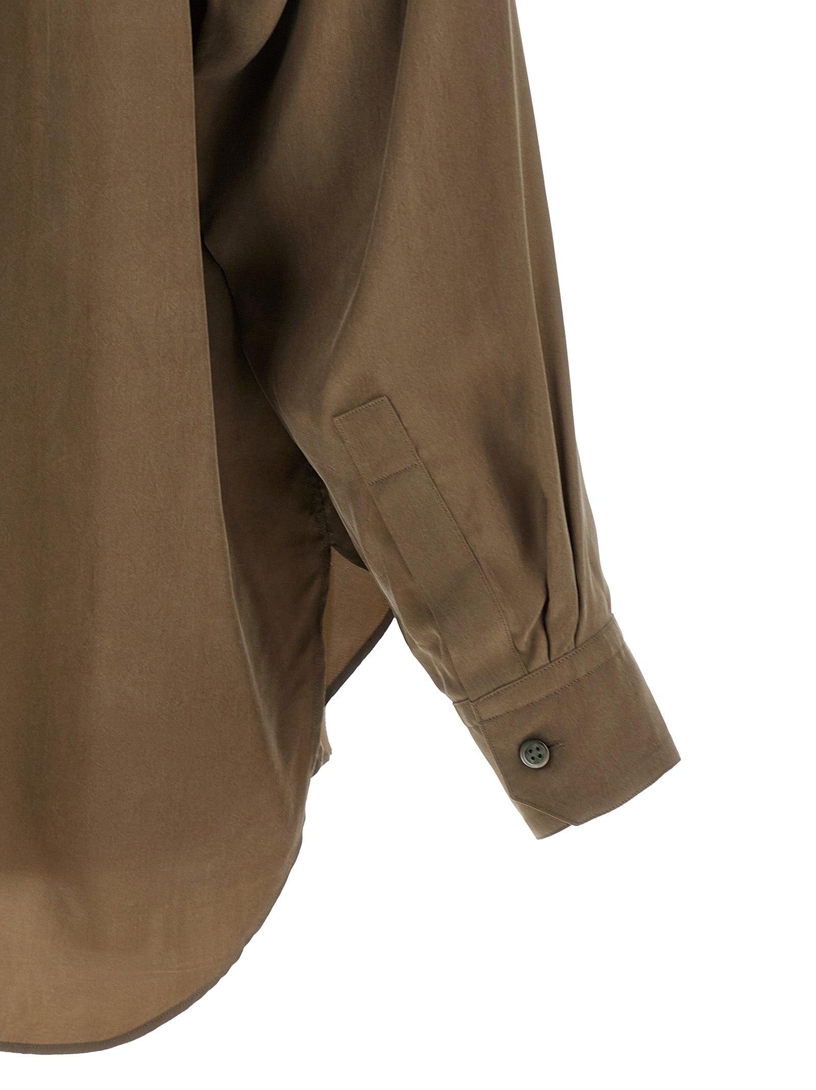 SSSTEIN Brown Copper Men's Blouse