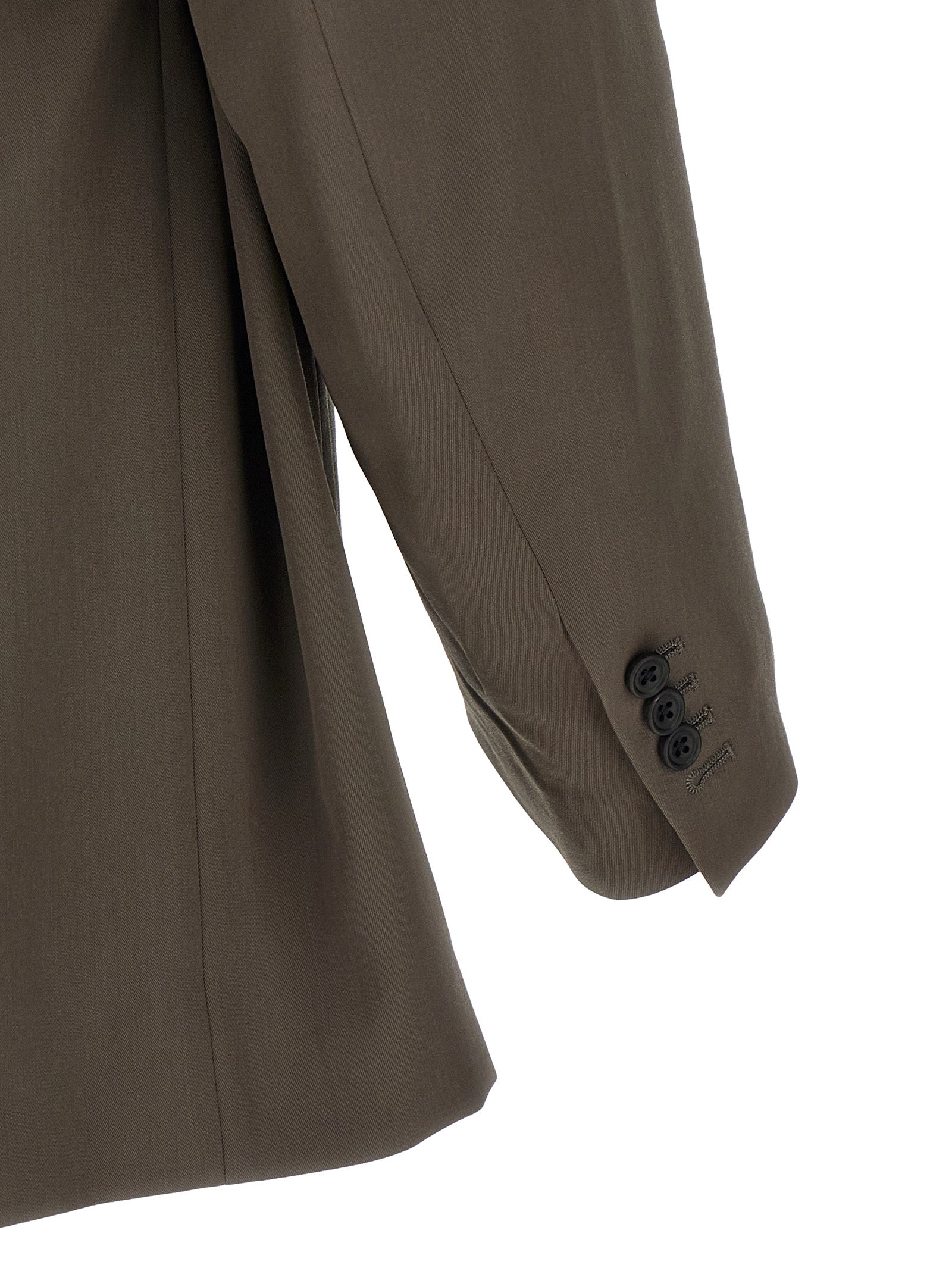 SSSTEIN Brown Wool Men's Blazer