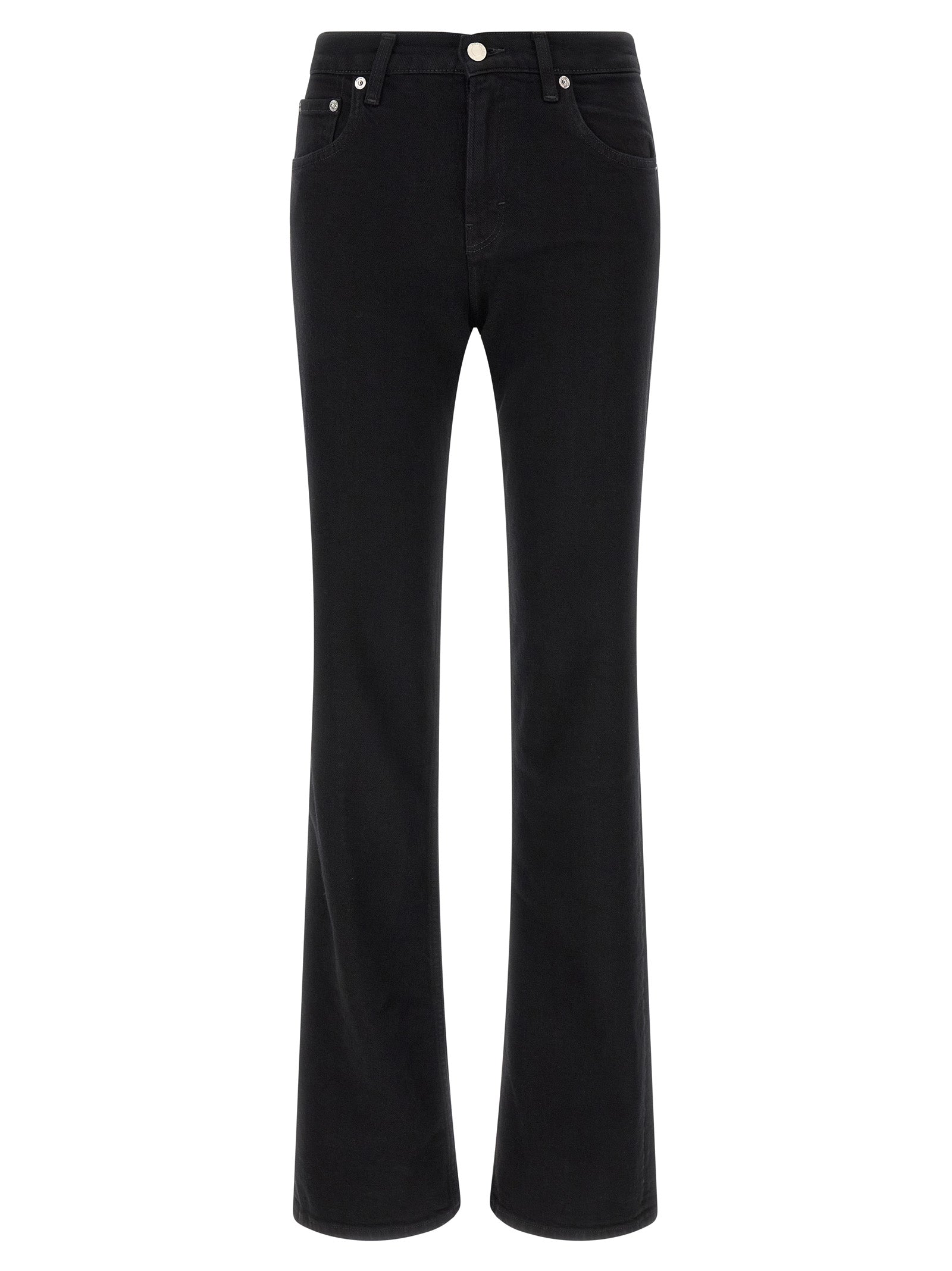Haikure Black Cotton Flared Women's Jeans