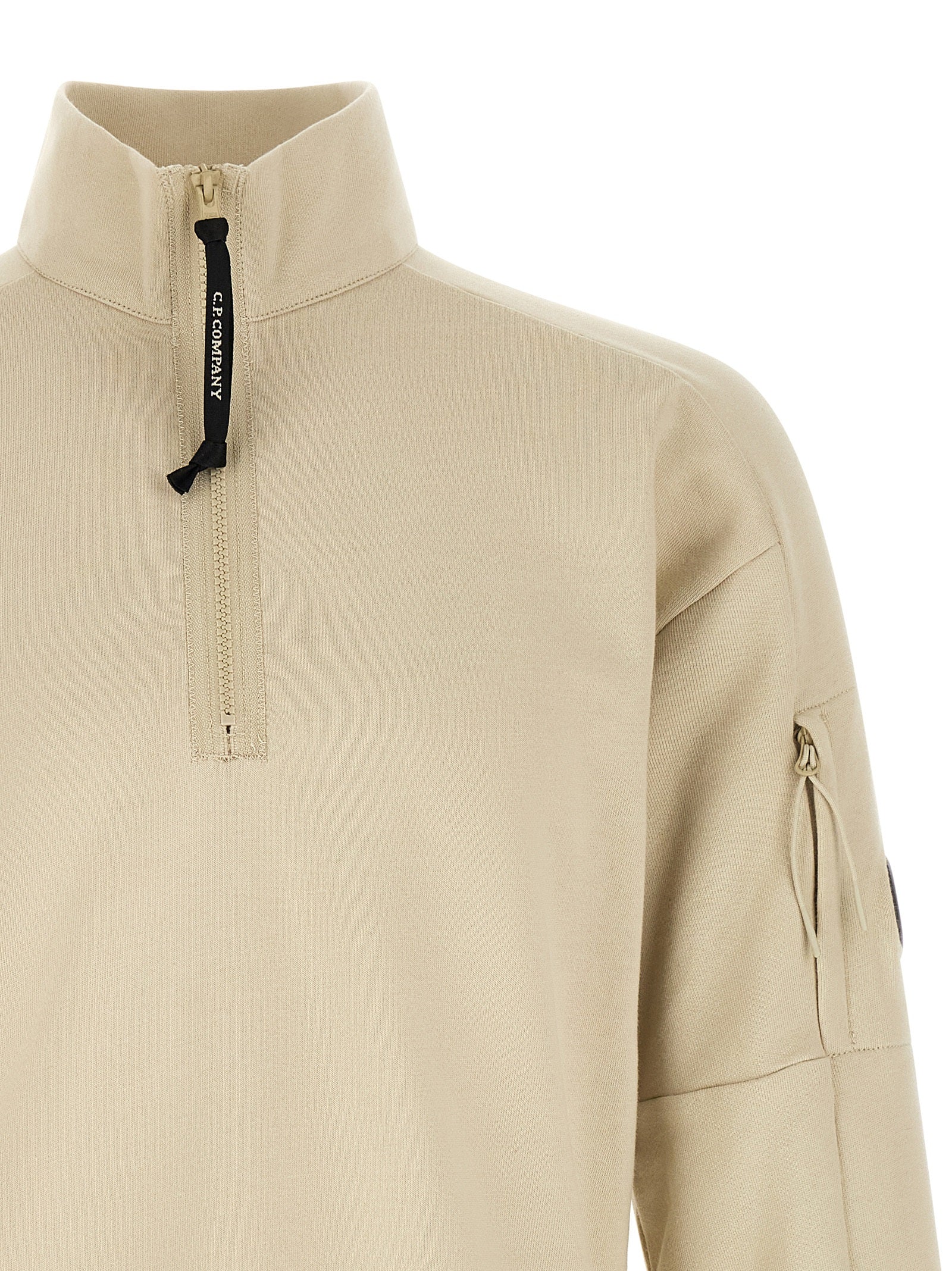 C.P. Company Beige Cotton Men's Sweatshirt