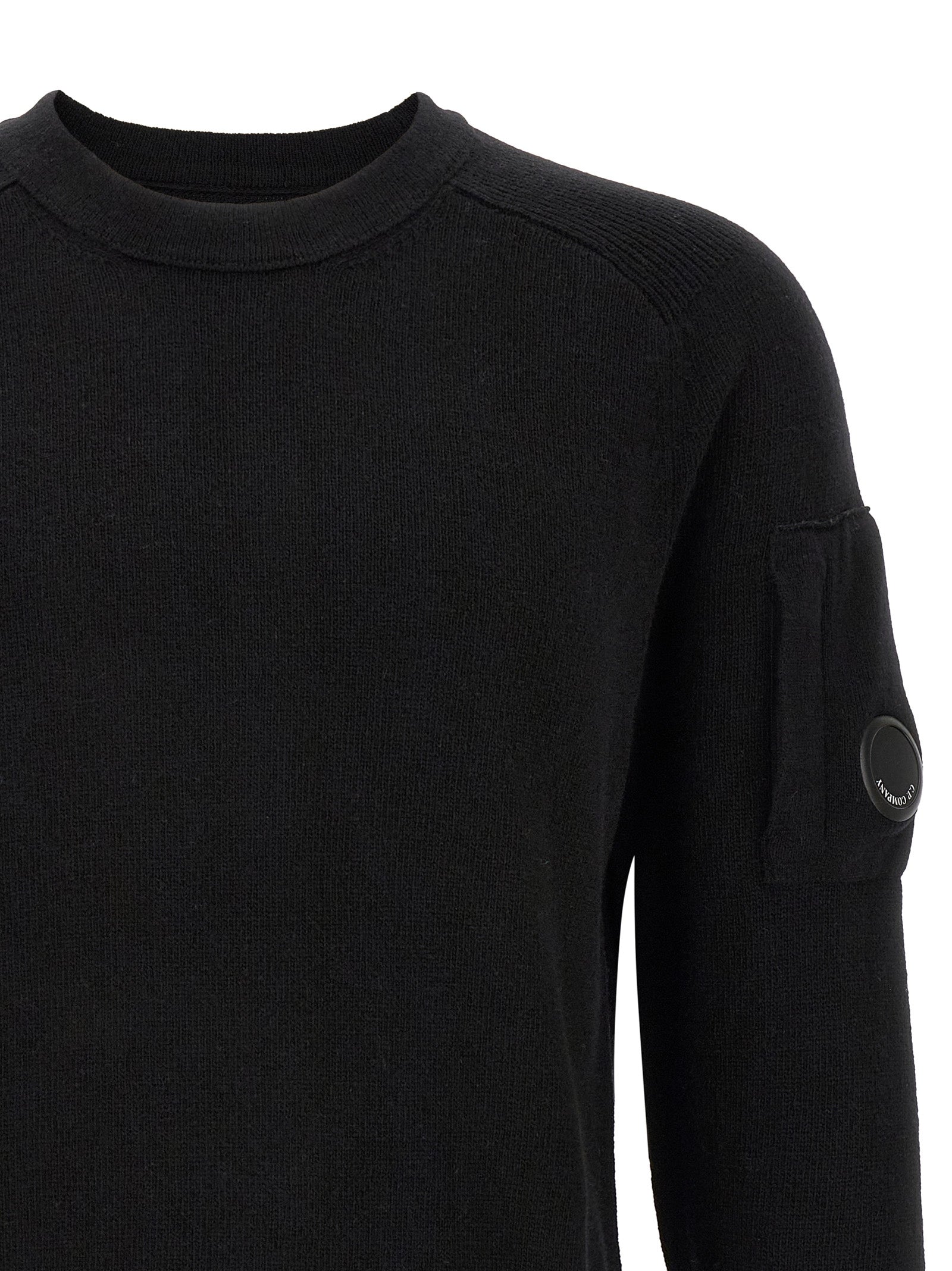 C.P. Company Black Wool Men's Cardigan