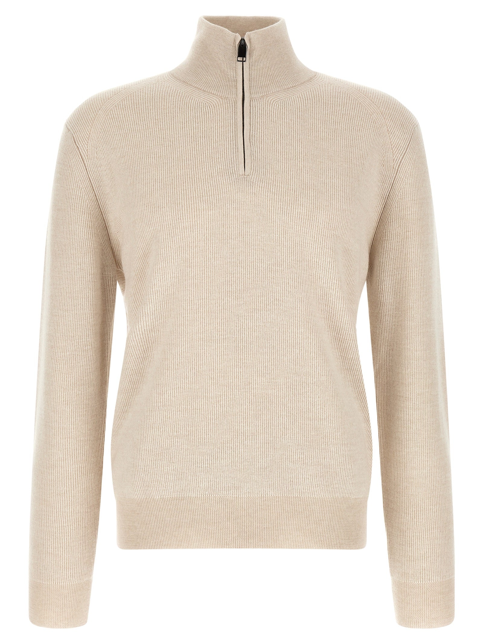 Brioni Beige Cashmere Men's Sweatshirt
