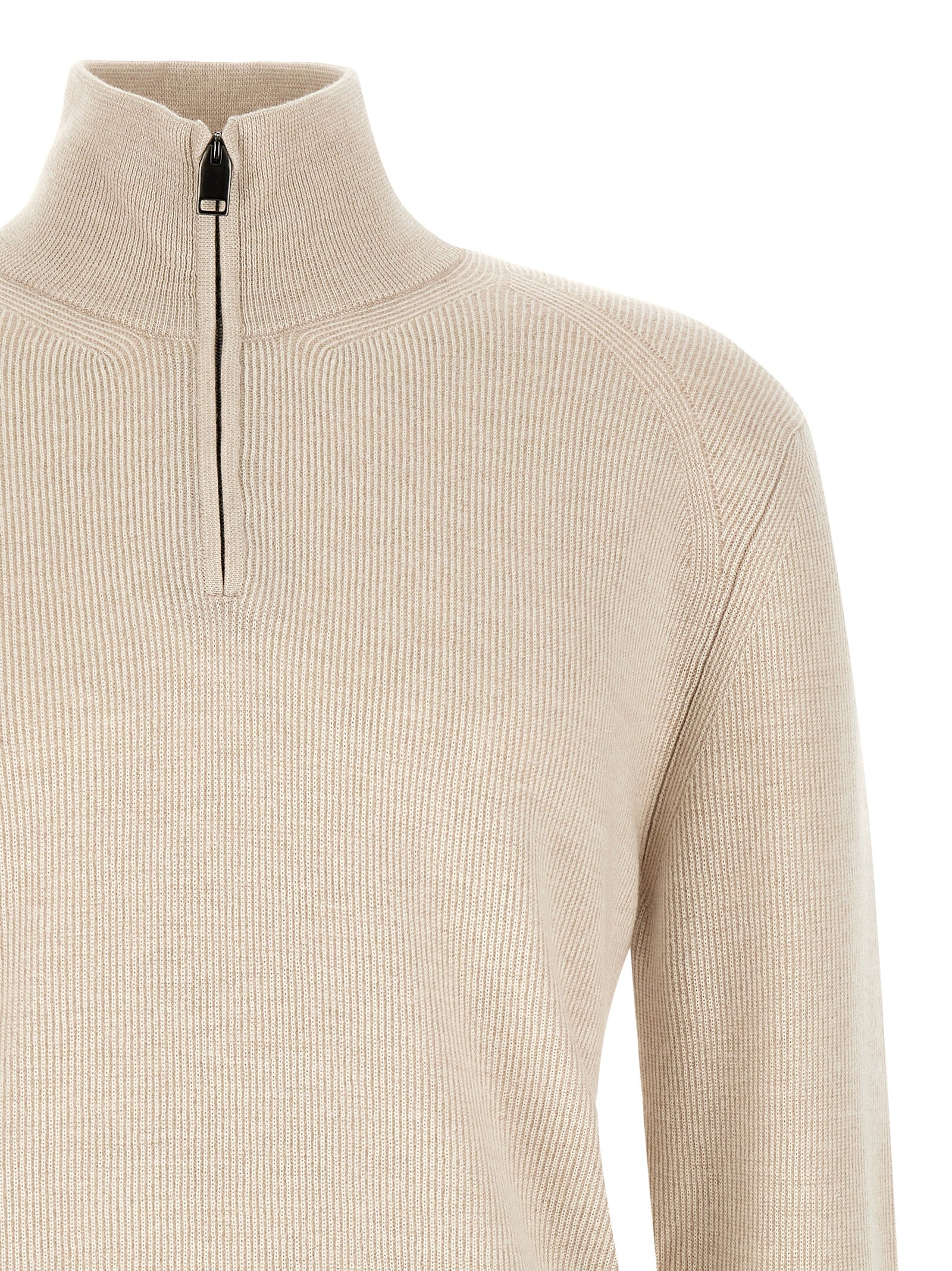 Brioni Beige Cashmere Men's Sweatshirt