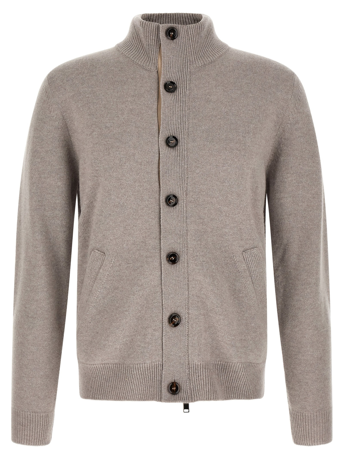 Brioni Beige Cashmere Men's Cardigan