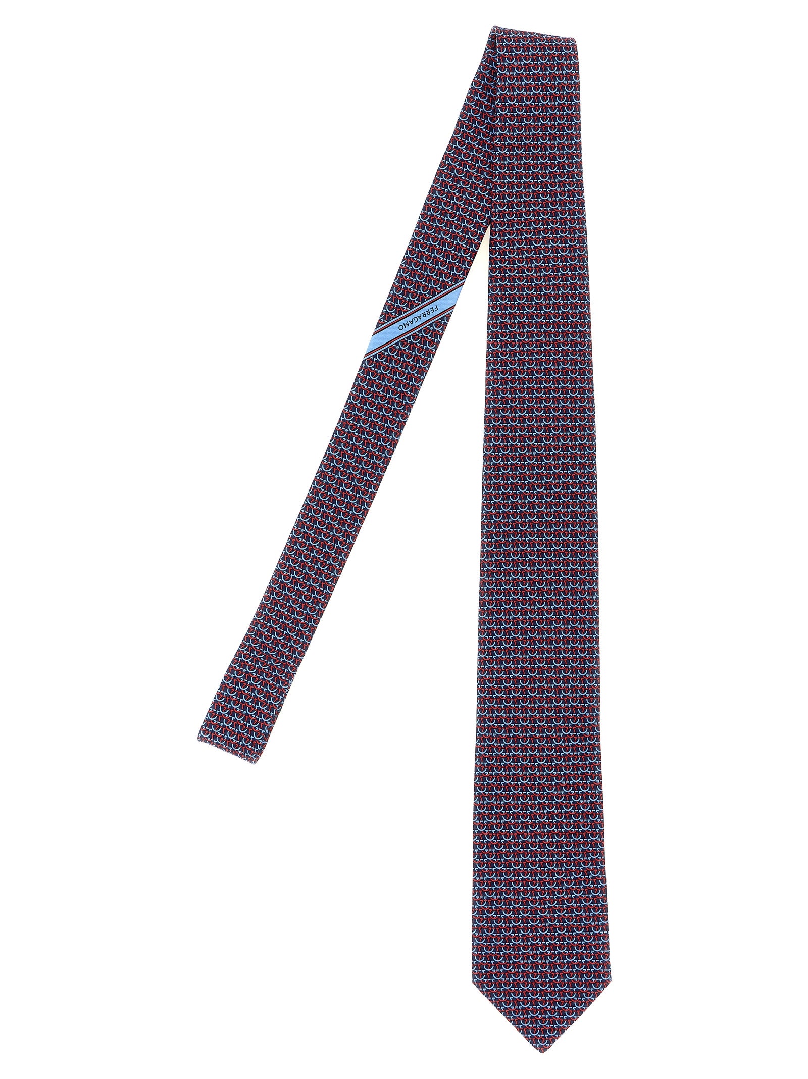 Ferragamo Multicolor Silk Men's Scarf