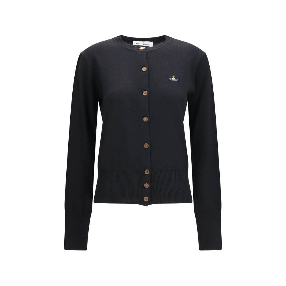 Vivienne Westwood Black Wool Oves Aries Women's Cardigan