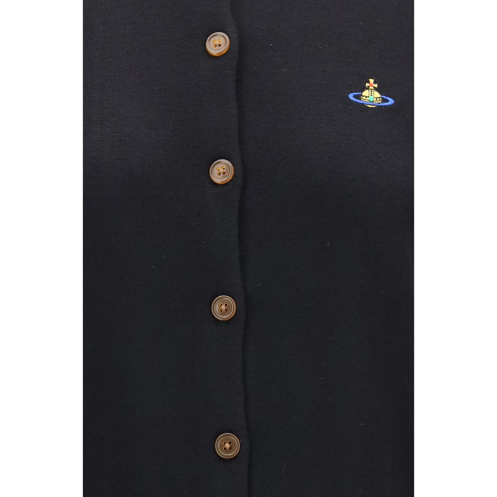 Vivienne Westwood Black Wool Oves Aries Women's Cardigan