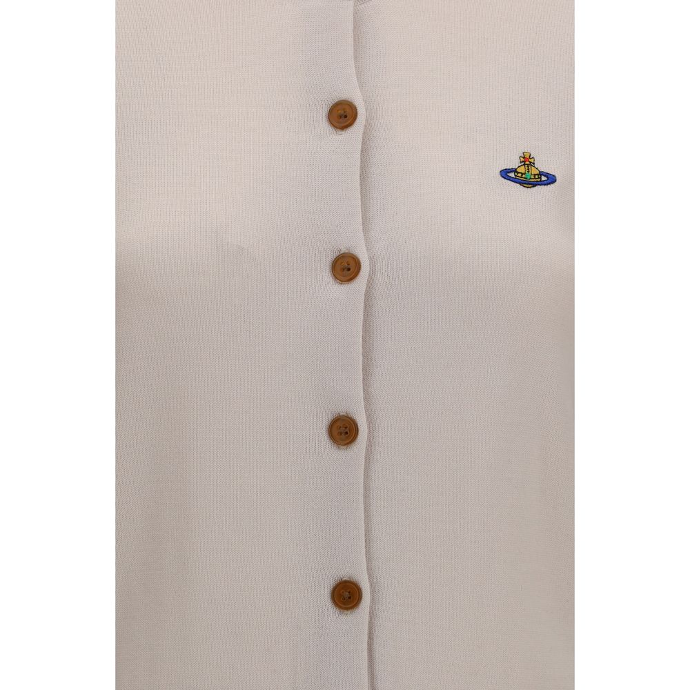 Vivienne Westwood Beige Wool Oves Aries Women's Cardigan