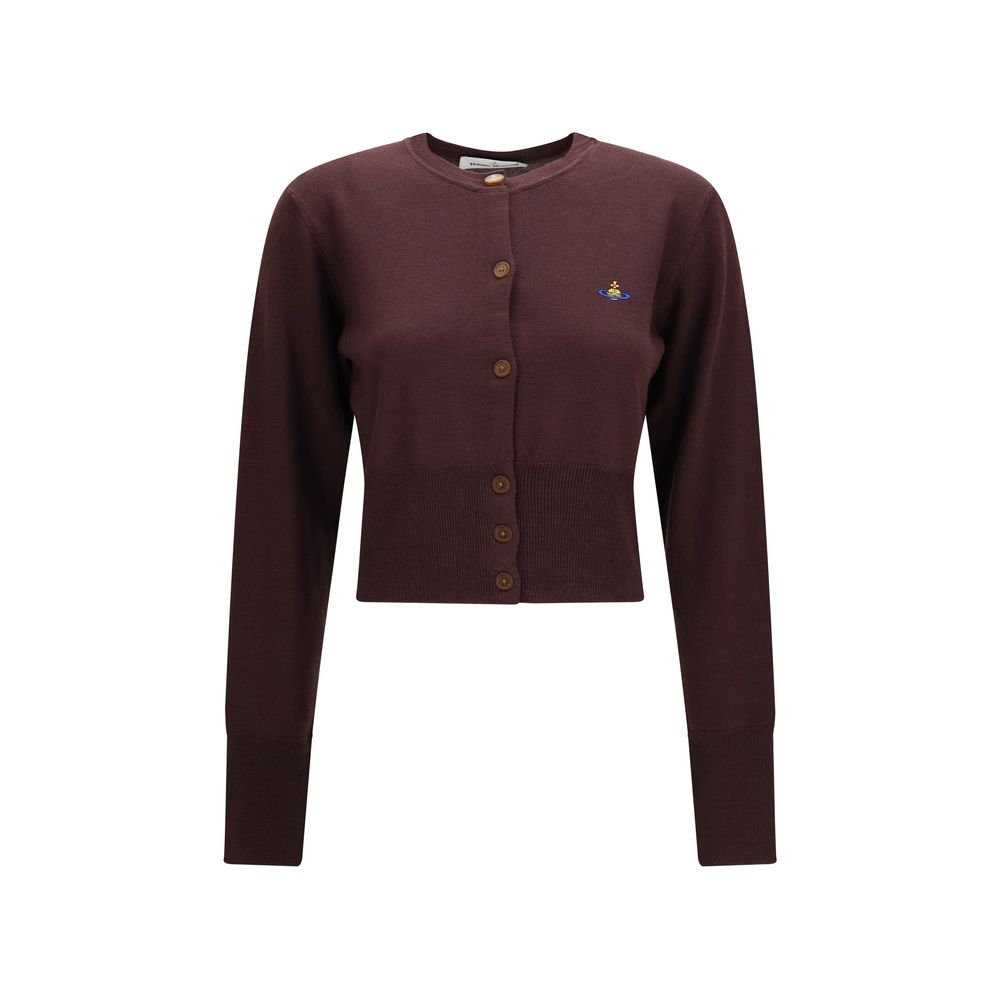 Vivienne Westwood Purple Silk Women's Cardigan
