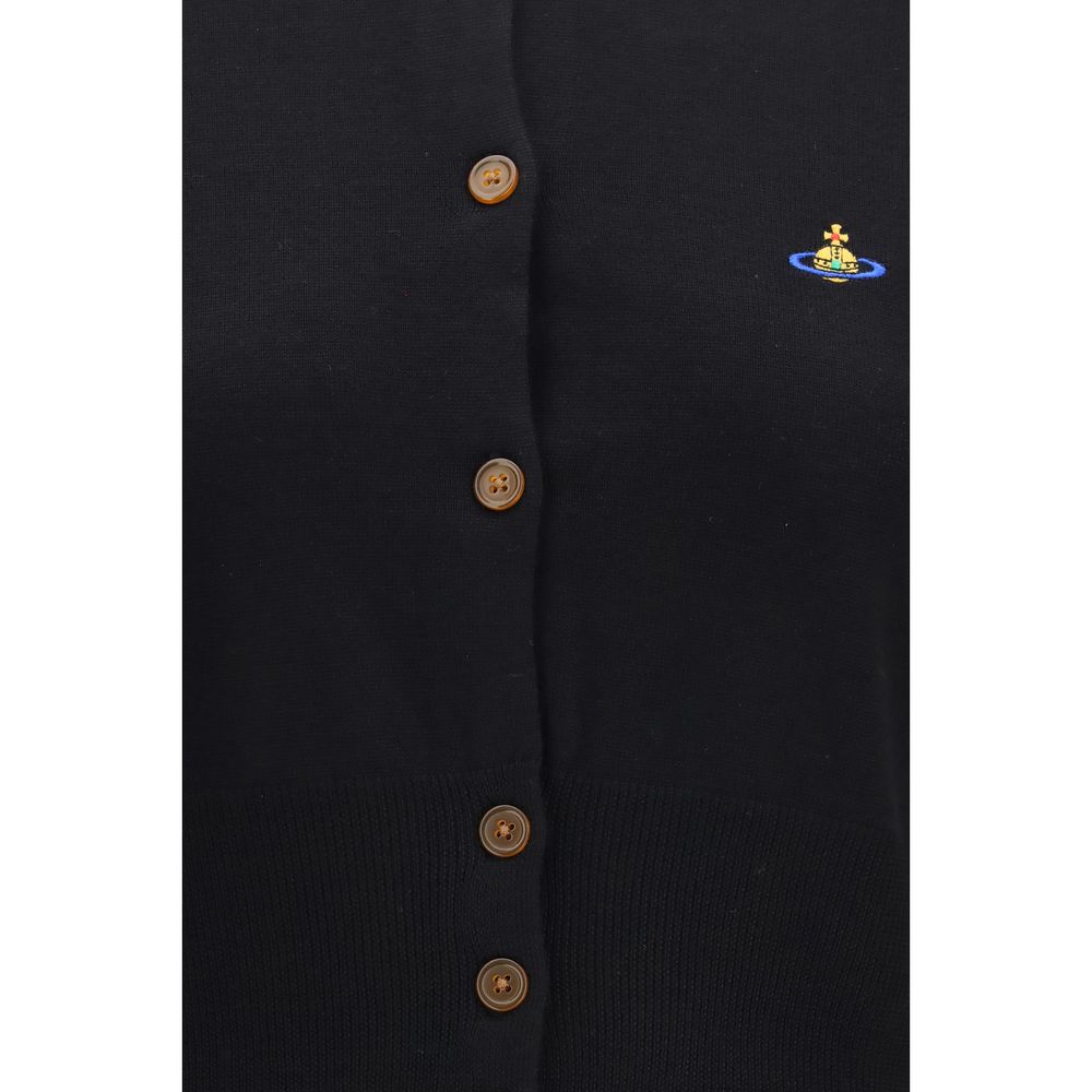 Vivienne Westwood Black Silk Women's Cardigan