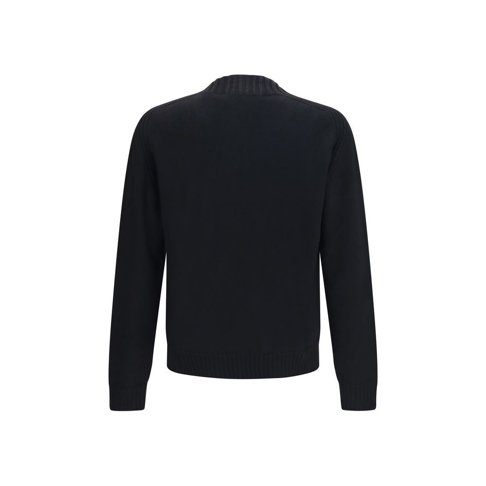 Vivienne Westwood Black Wool Oves Aries Men's Sweatshirt