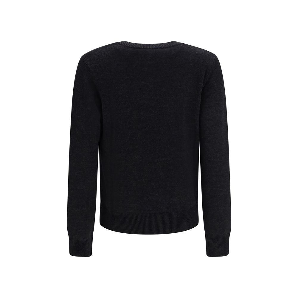 Ganni Black Wool Oves Aries Women's Sweatshirt