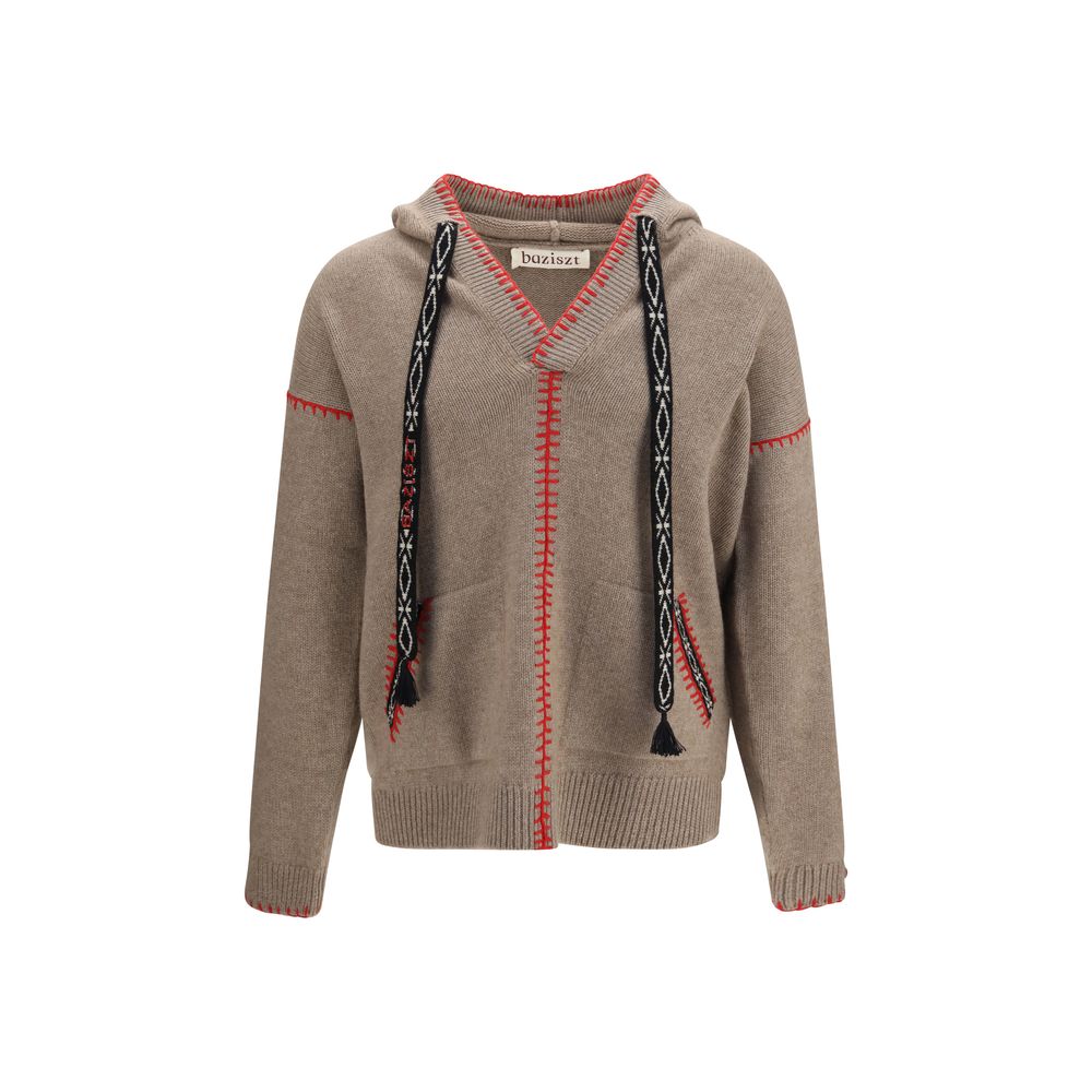 Baziszt Brown Cashmere Men's Sweatshirt
