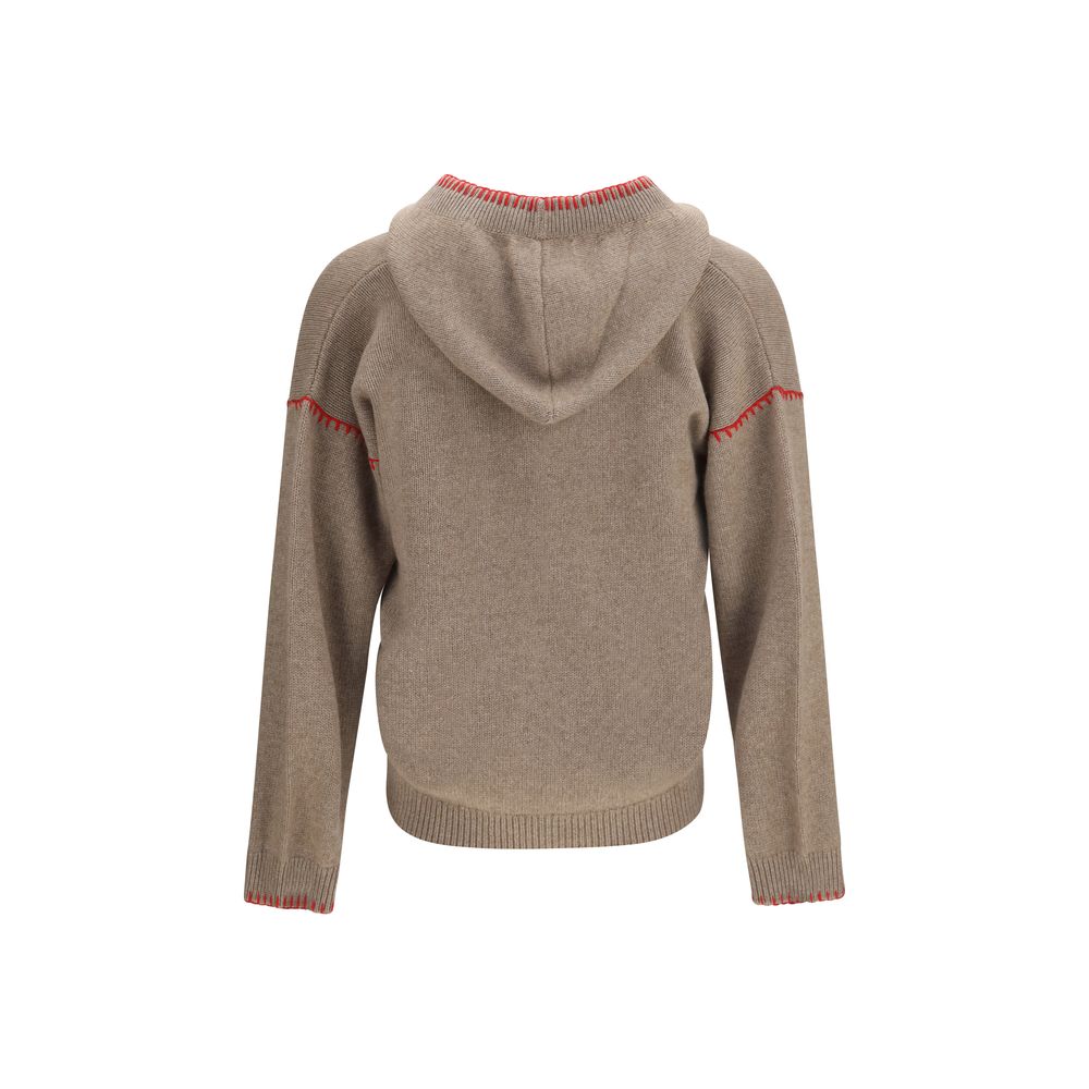 Baziszt Brown Cashmere Men's Sweatshirt