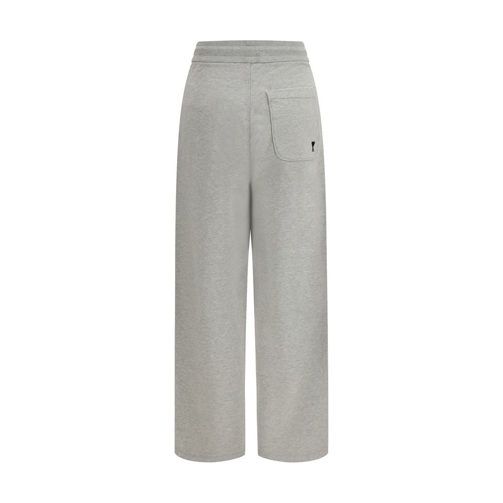 Ami Paris Gray Cotton Women's Sweatsuit