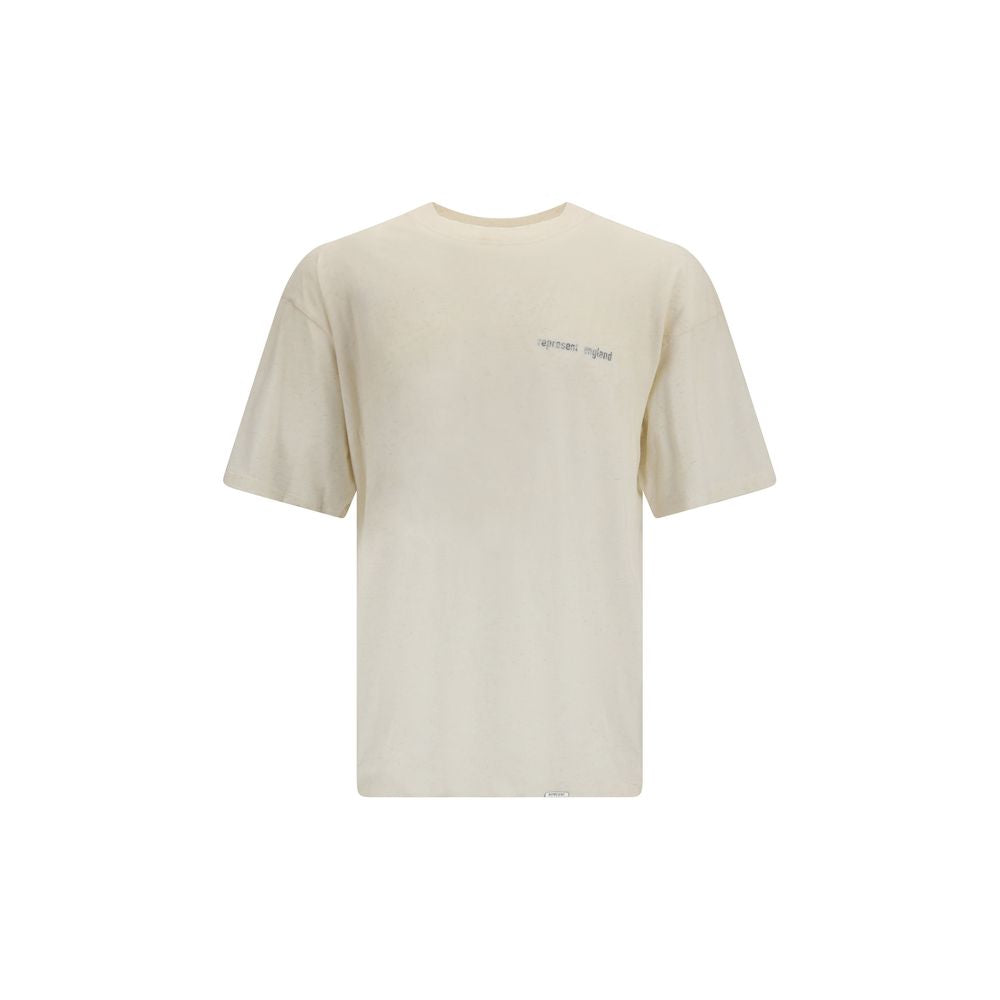 Represent Beige Cotton Men's T-Shirt