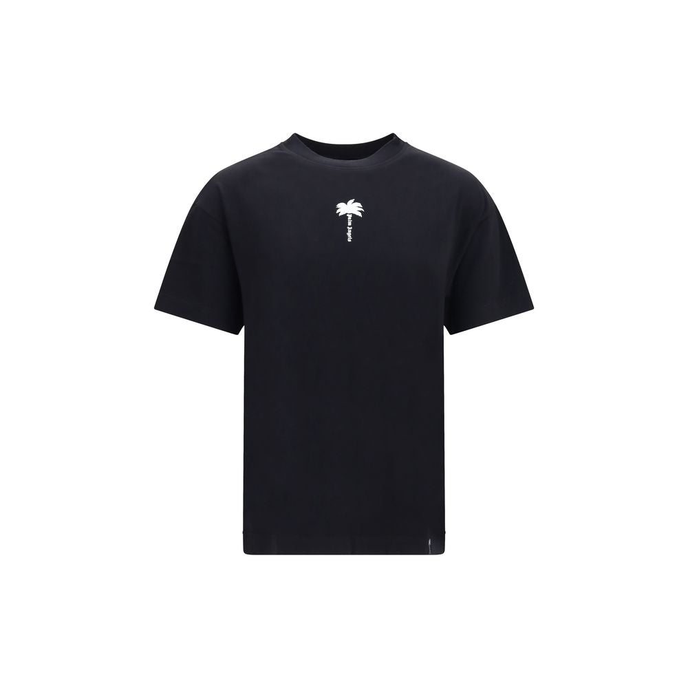 Palm Angels Black Cotton Men's T-Shirt