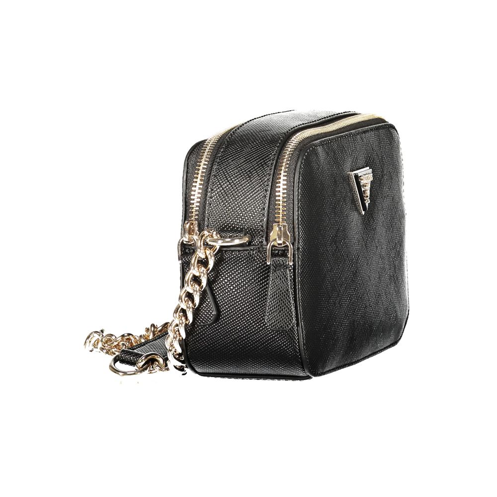 Guess Jeans Black Polyurethane Women's Women's Handbag