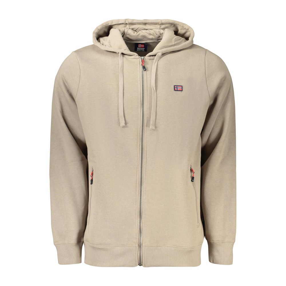 Norway 1963 Brown Cotton Menswear Men's Hoodie