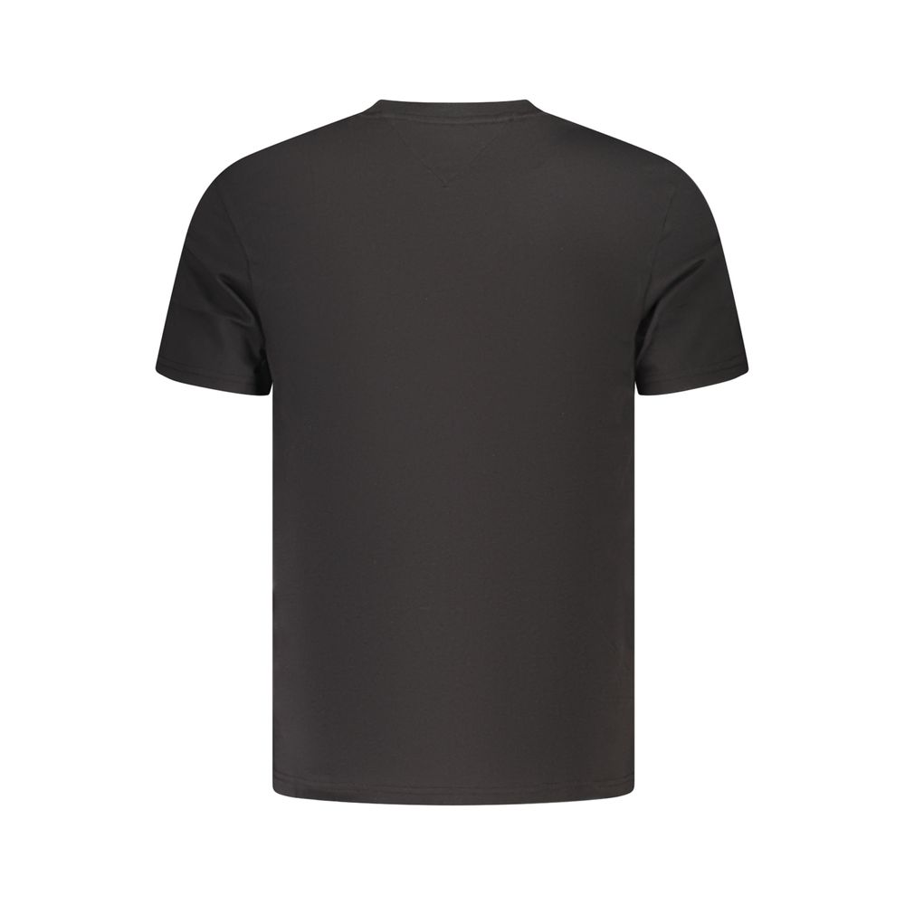 Tommy Hilfiger Black Cotton Men's Men's T-Shirt