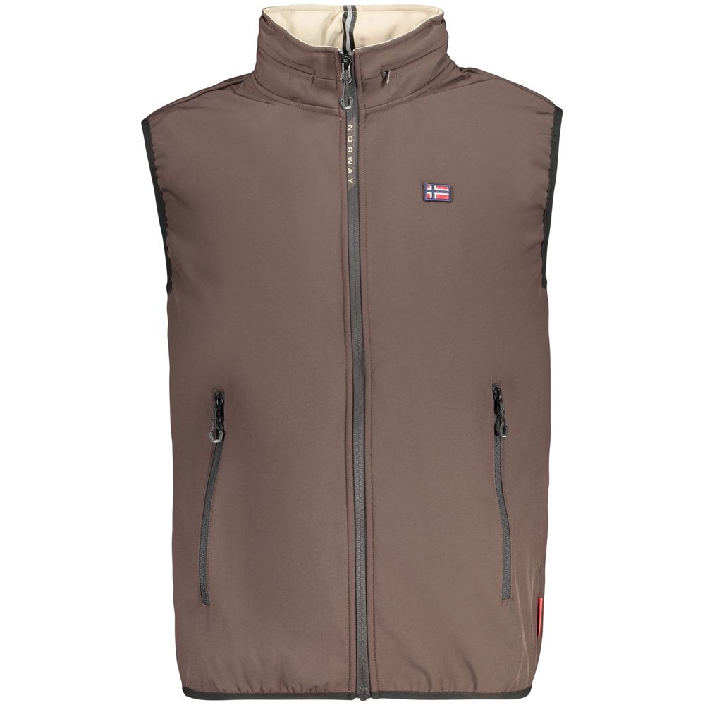 Norway 1963 Brown Polyester Men's Men's Vest