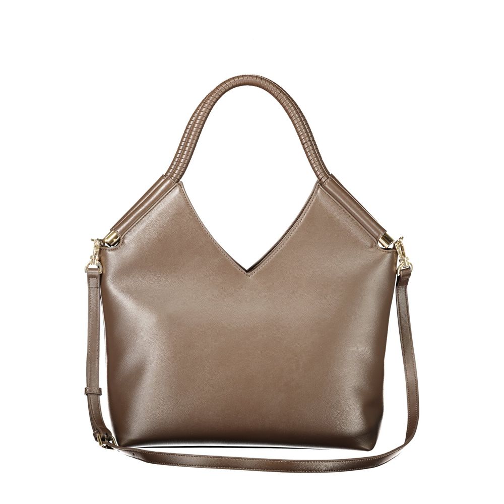 Twinset Brown Polyethylene Women's Handbag