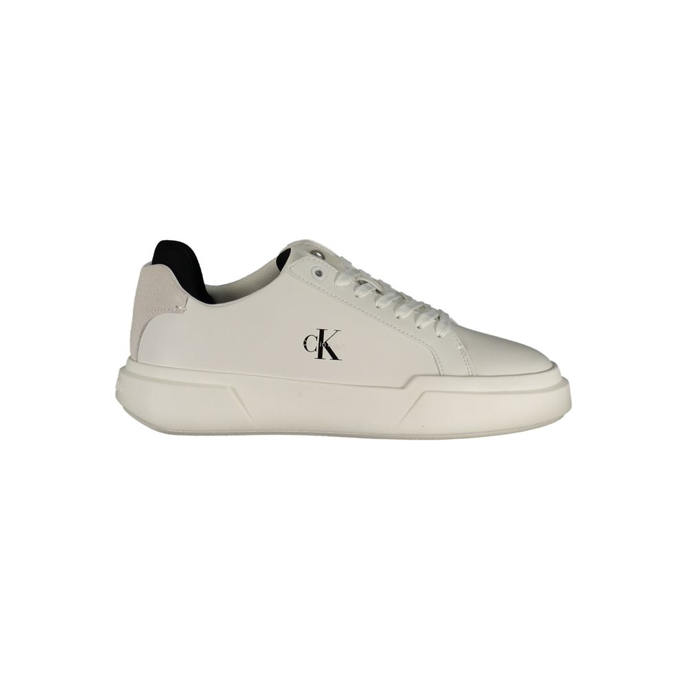 Calvin Klein White Polyester Athletic Women's Sneakers