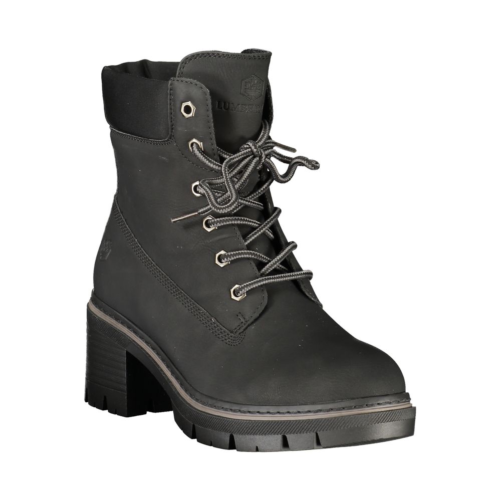 Lumberjack Black Polyester Ankle Women's Boots