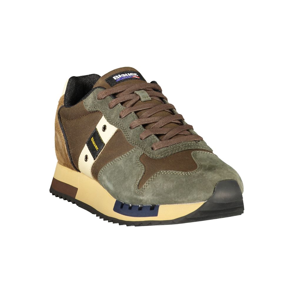 Blauer Brown Polyester Athletic Men's Sneakers