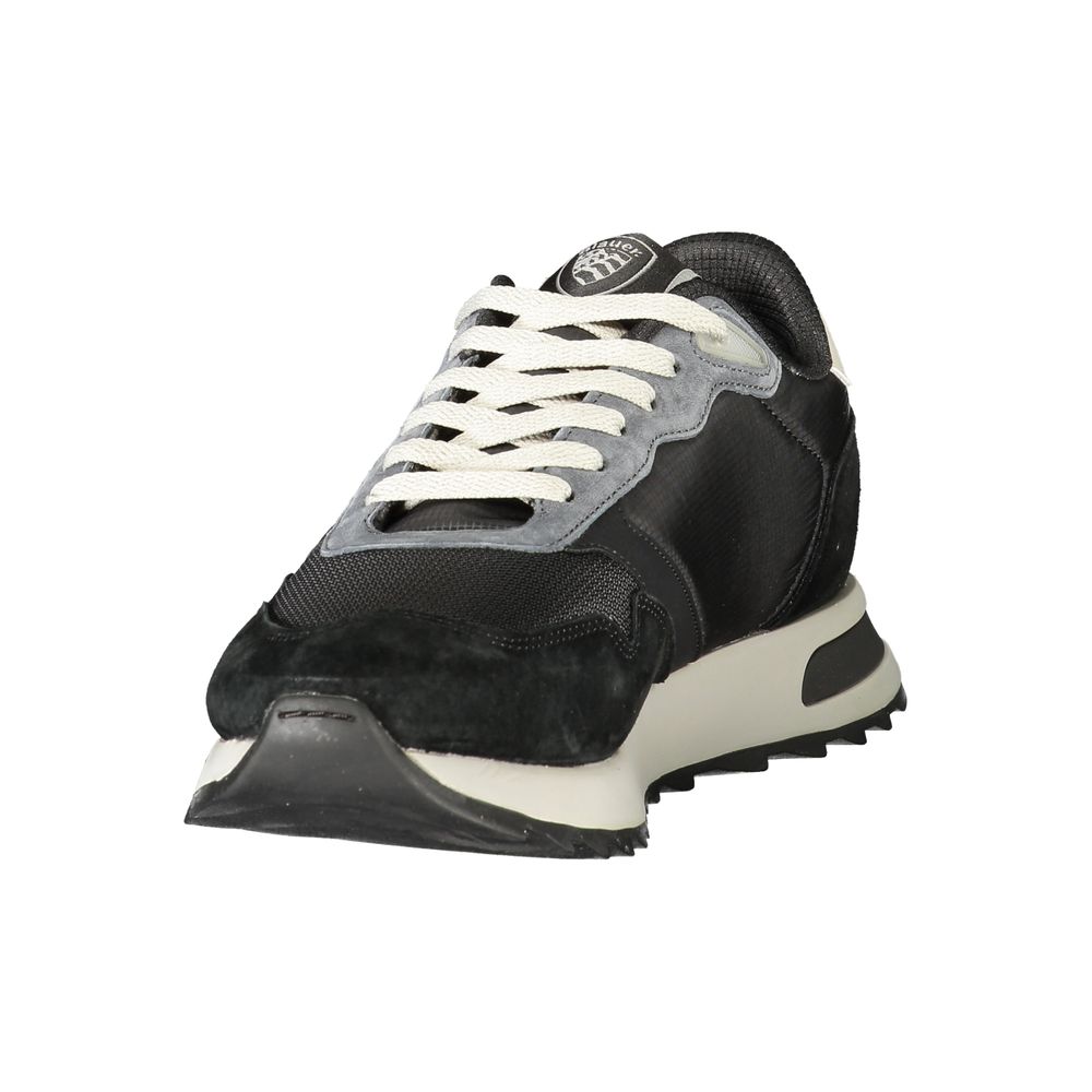 Blauer Black Polyester Athletic Men's Sneakers
