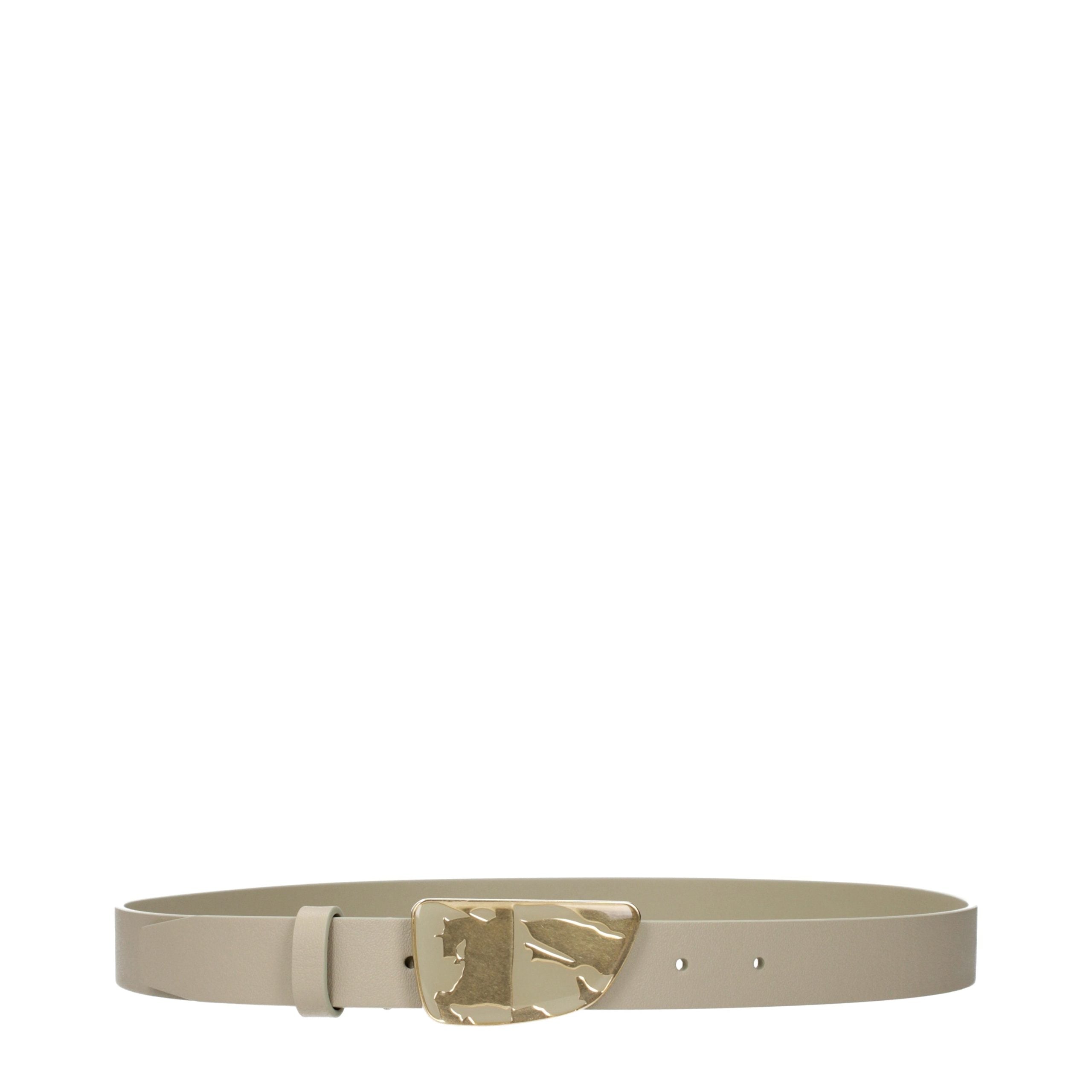 Burberry Green Leather Regular Women's Belt