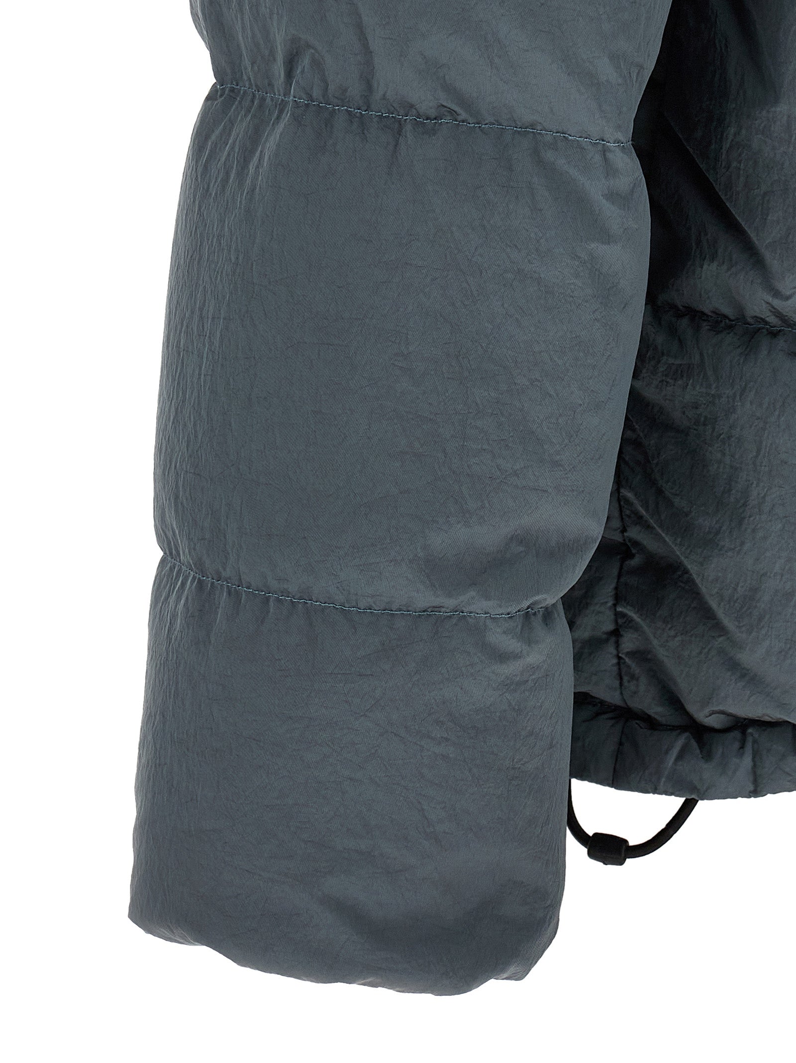 Stone Island Gray Polyamide Full-Length Men's Jacket
