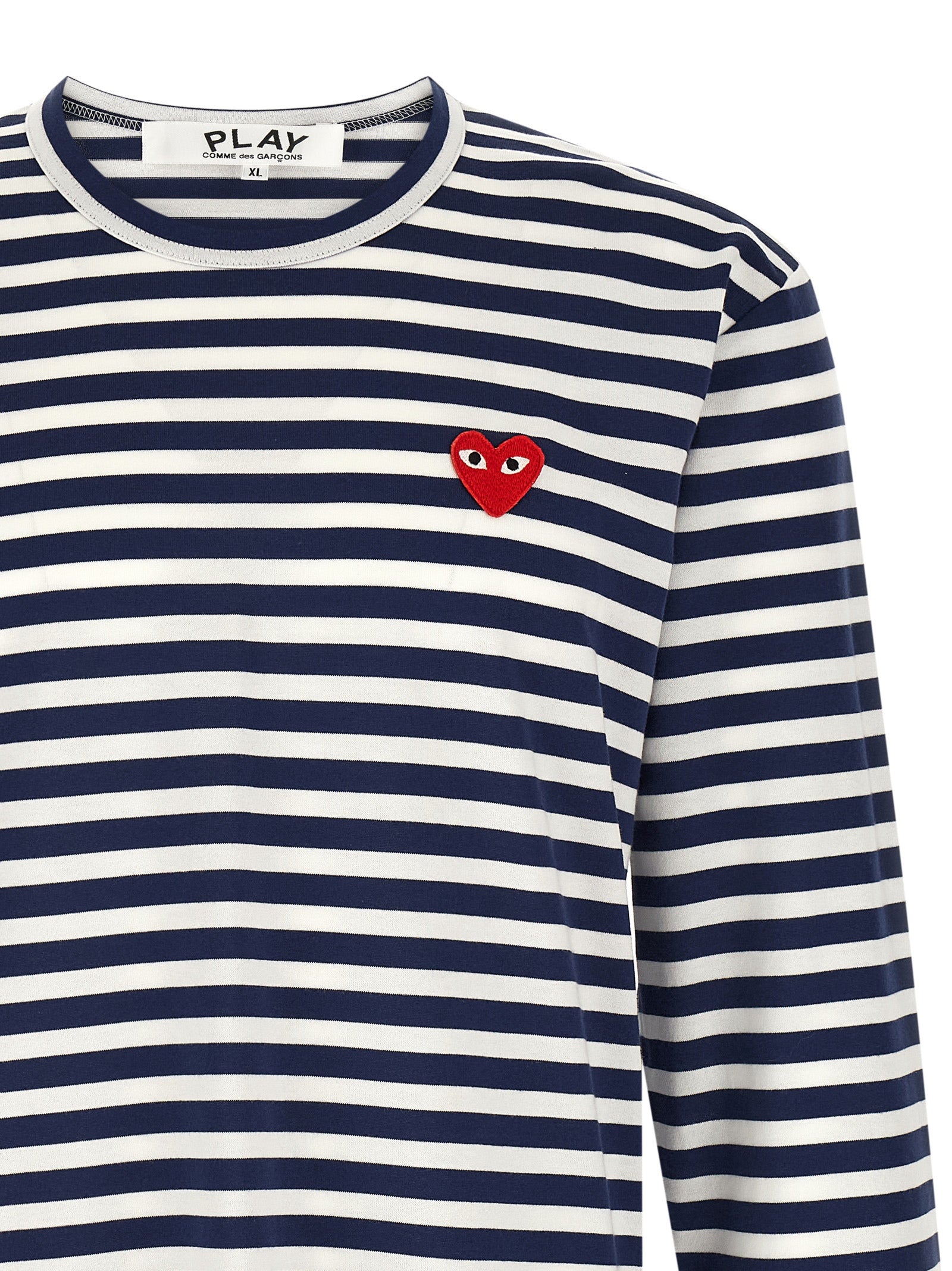 Comme Des Garçons Play Multicolor Cotton Men's T-Shirt