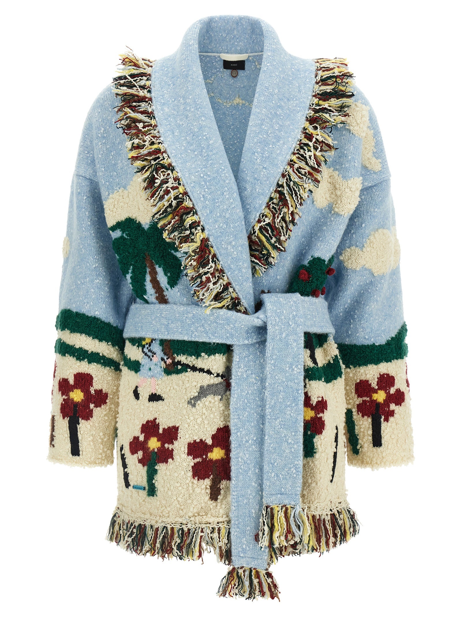Alanui Multicolor Virgin Wool Women's Cardigan