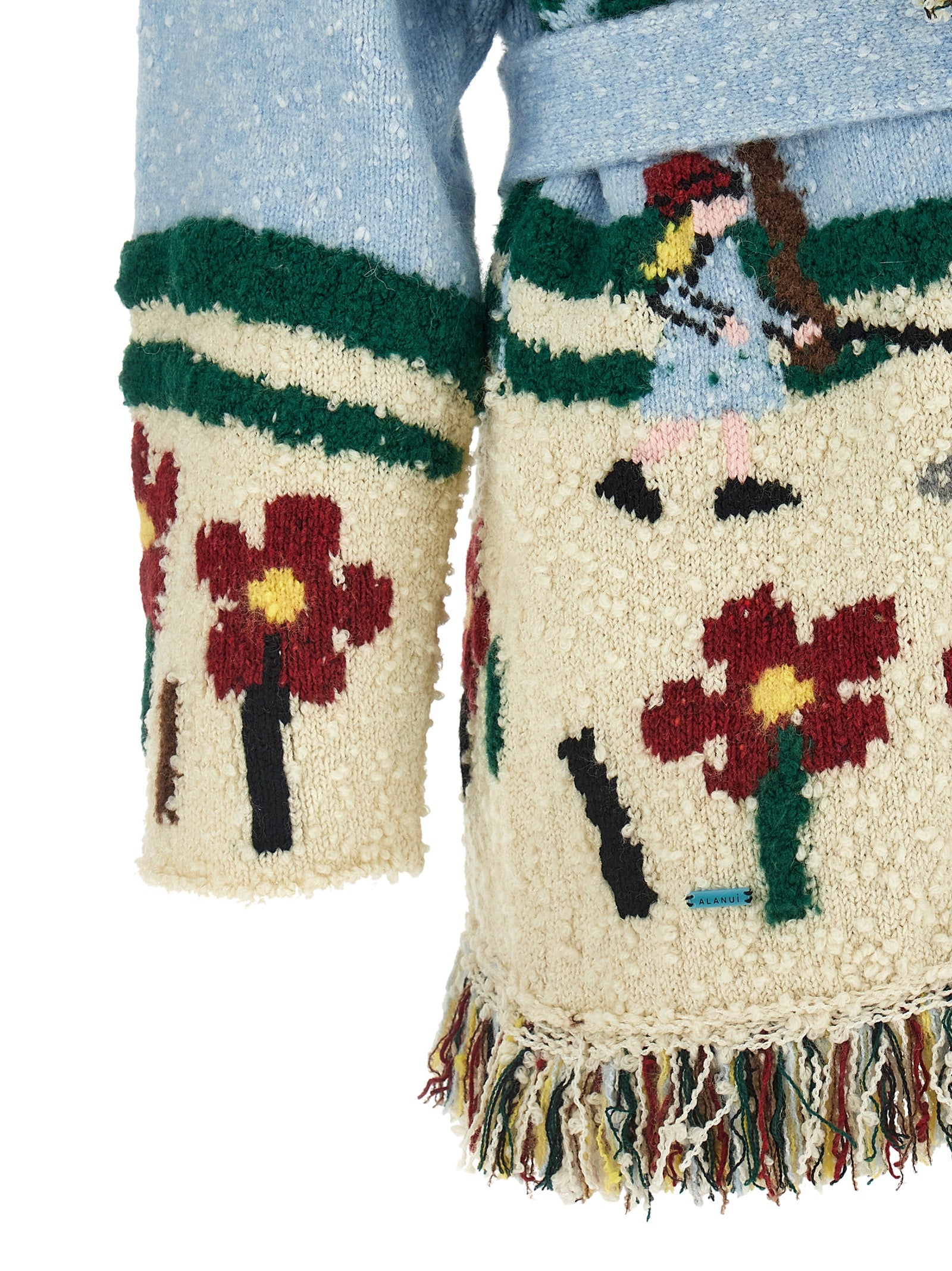 Alanui Multicolor Virgin Wool Women's Cardigan