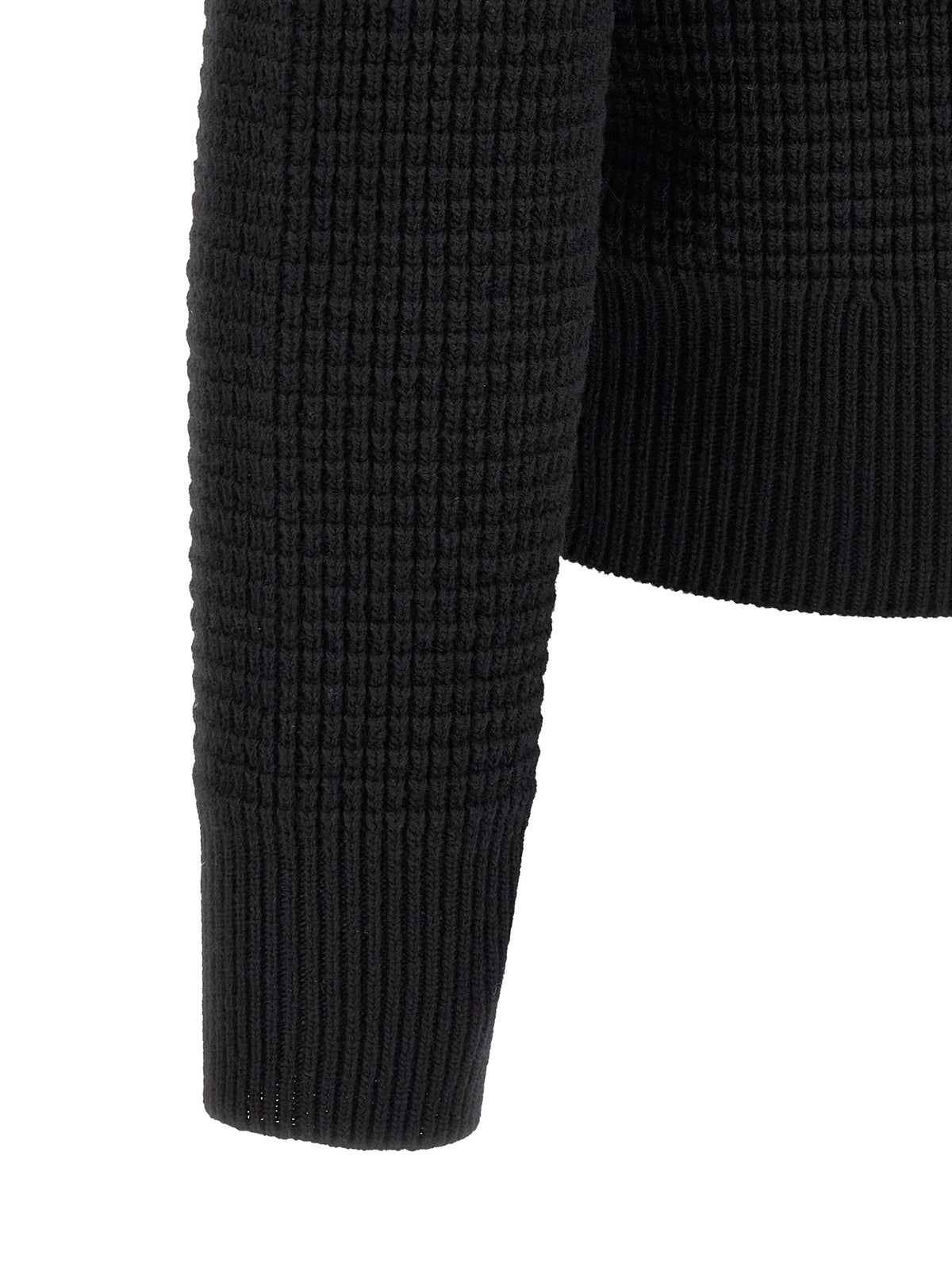 Moncler Black Polyamide Men's Cardigan