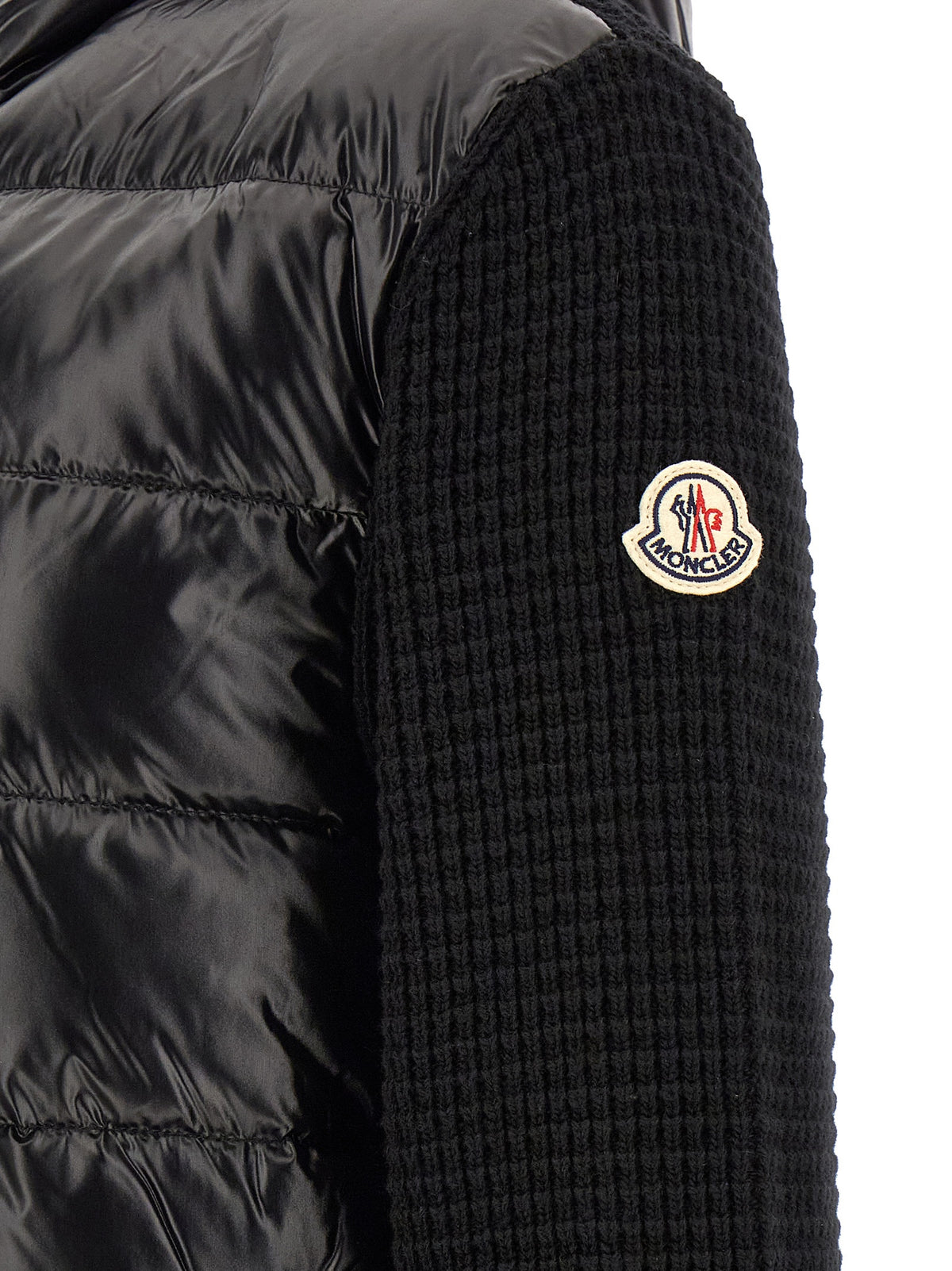 Moncler Black Polyamide Men's Cardigan