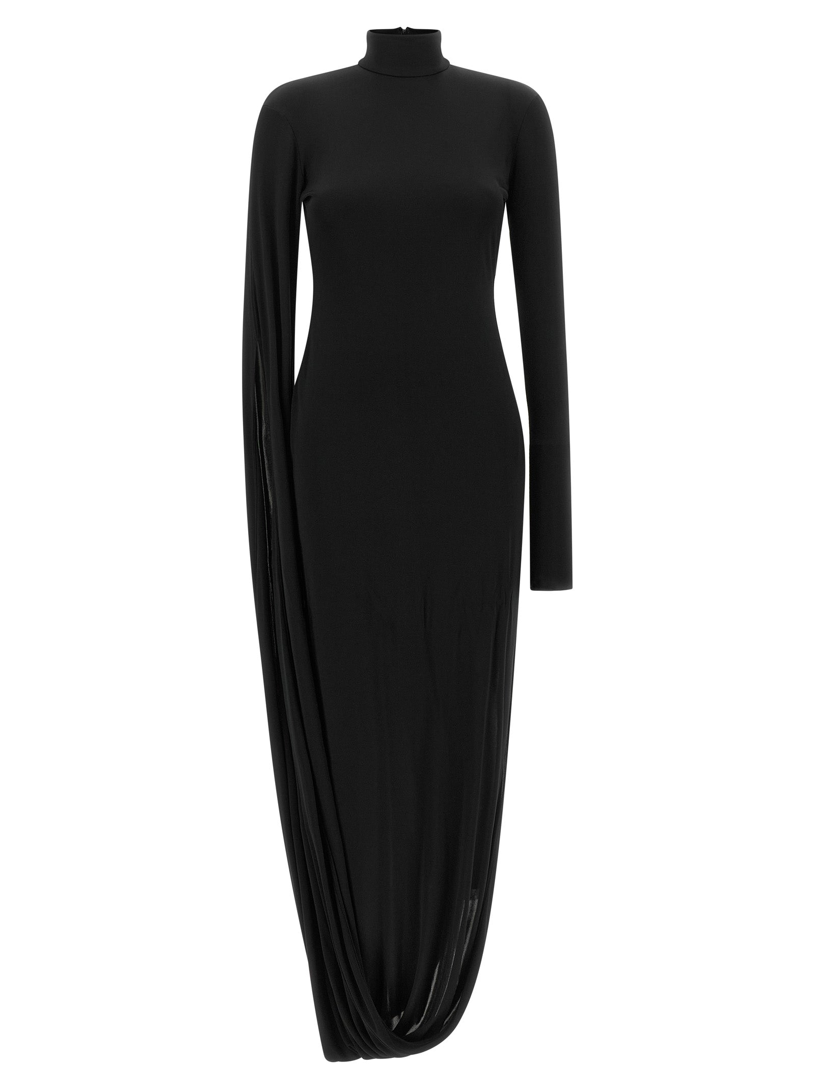 Giuseppe Di Morabito Black Viscose Long Women's Dress