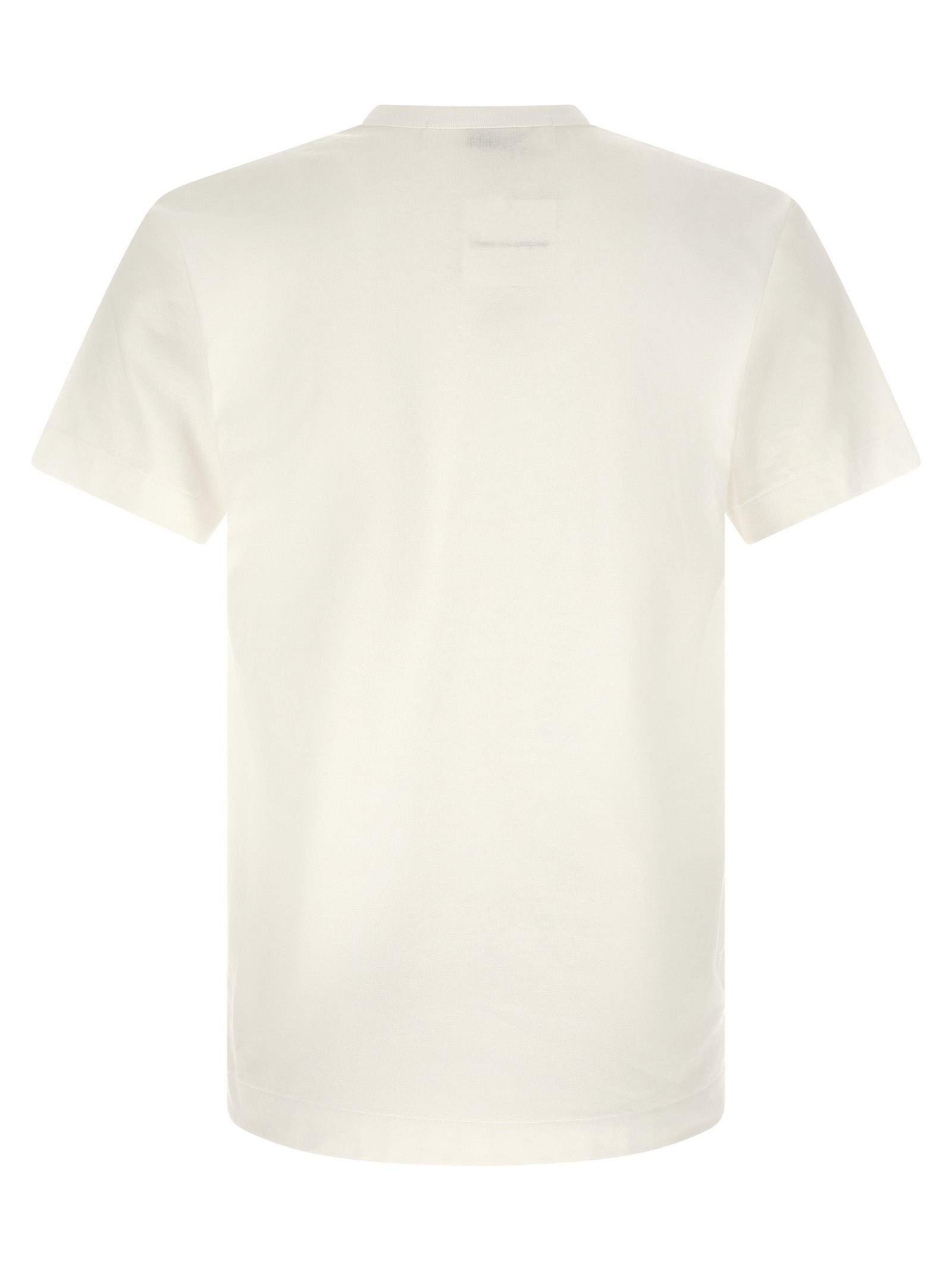 Comme Des Garçons Play White Cotton Men's T-Shirt