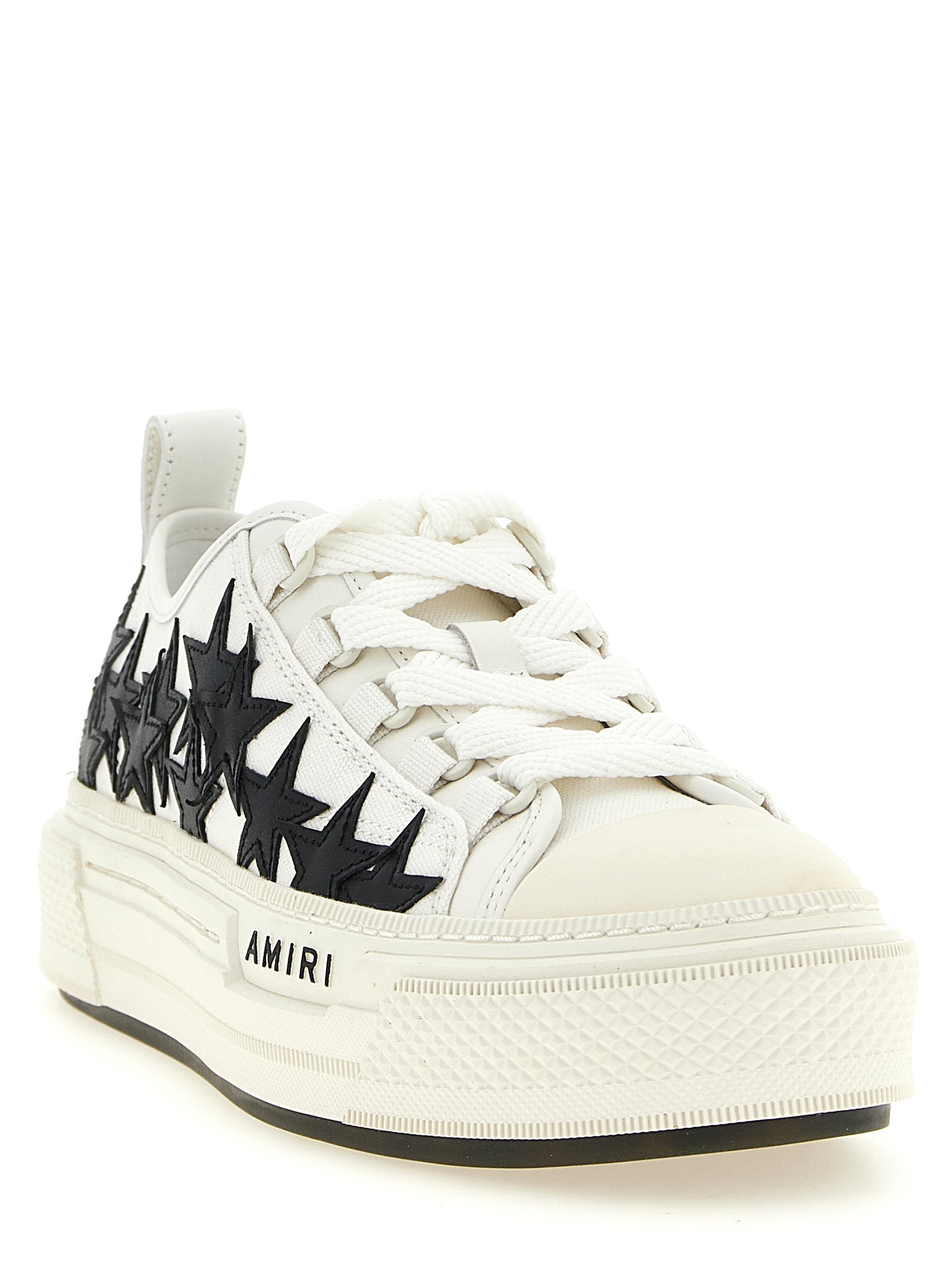 Amiri White Cotton Low Top Women's Sneakers