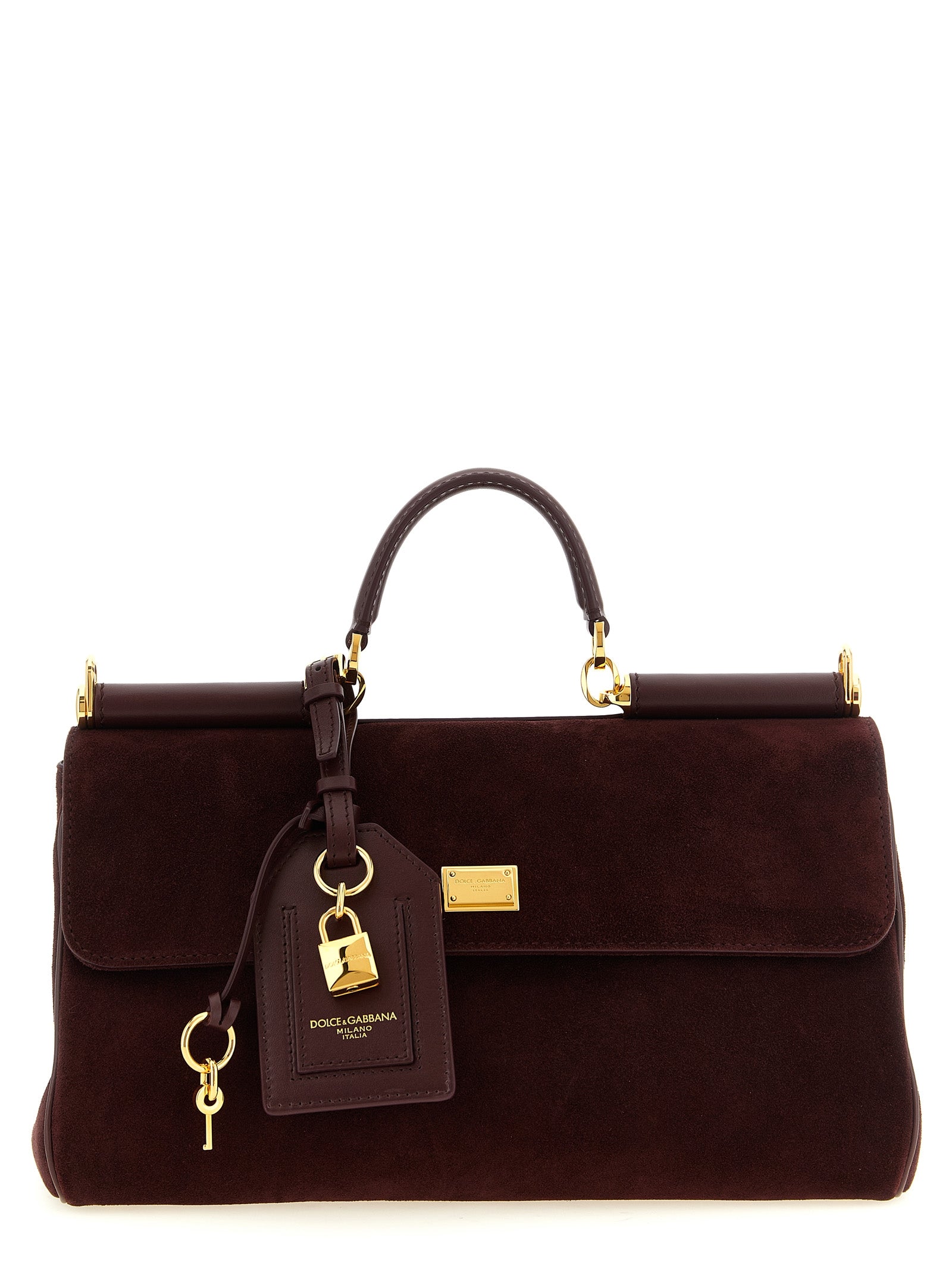 Dolce & Gabbana Bordeaux Calfskin Women's Handbag