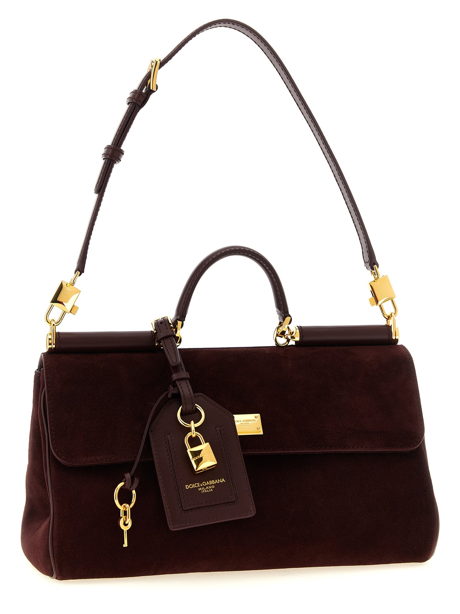 Dolce & Gabbana Bordeaux Calfskin Women's Handbag